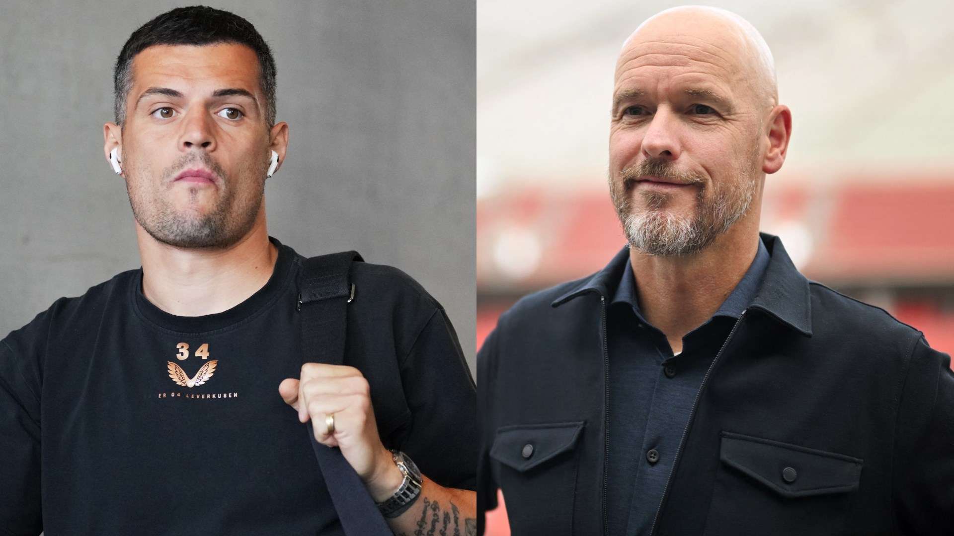 Revealed: How Ten Hag has already 'upset' Xhaka at Leverkusen  