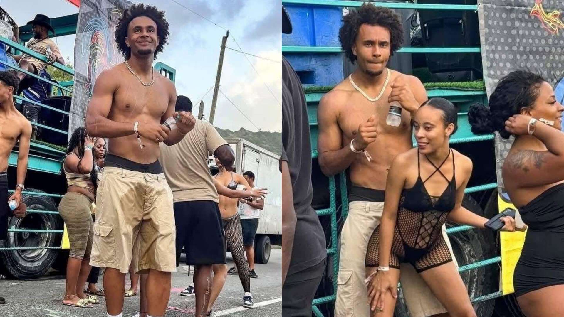 Shirtless Zirkzee spotted with twerking woman on holiday  