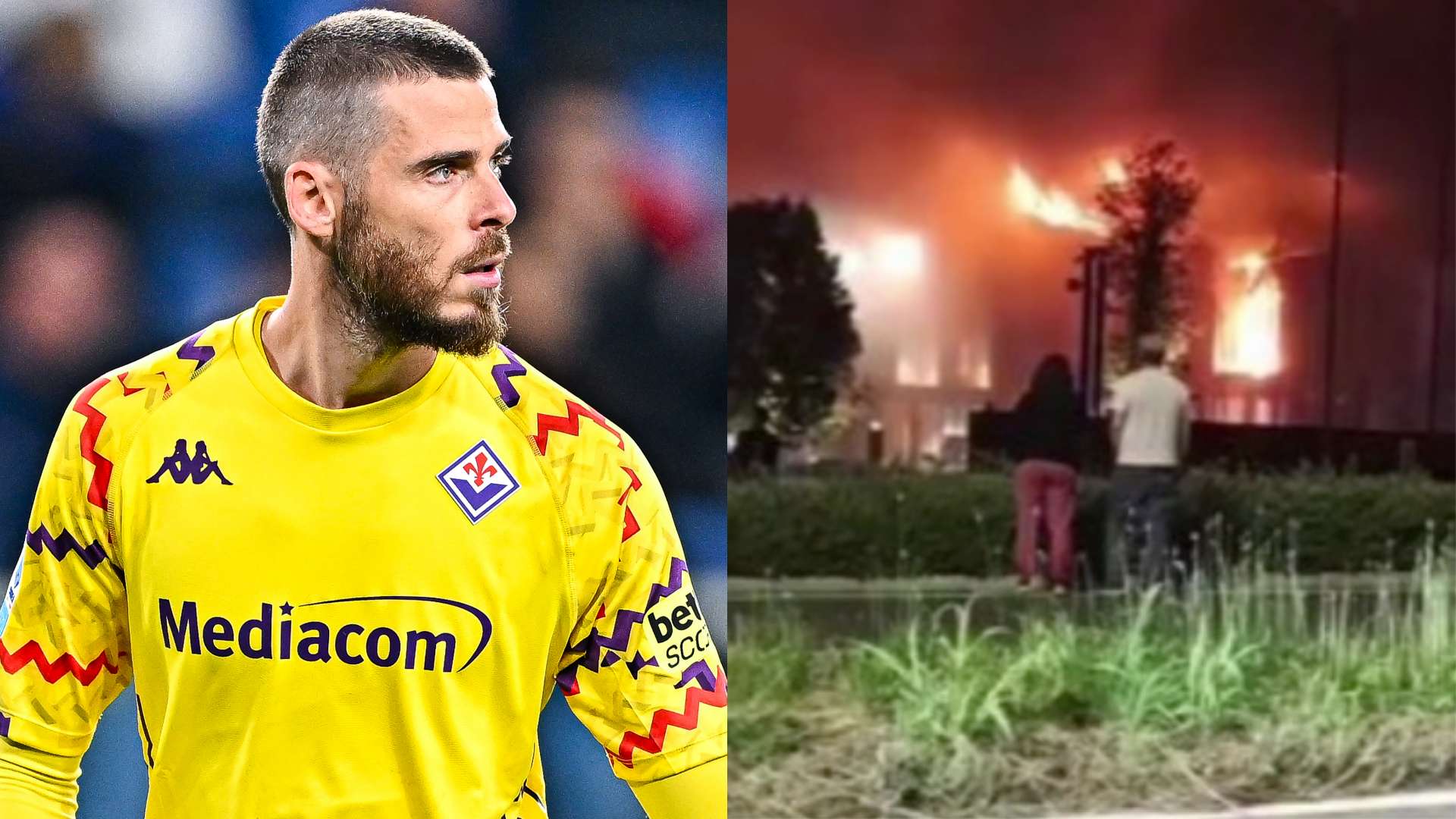 Four hospitalised after fire at Fiorentina’s training ground  