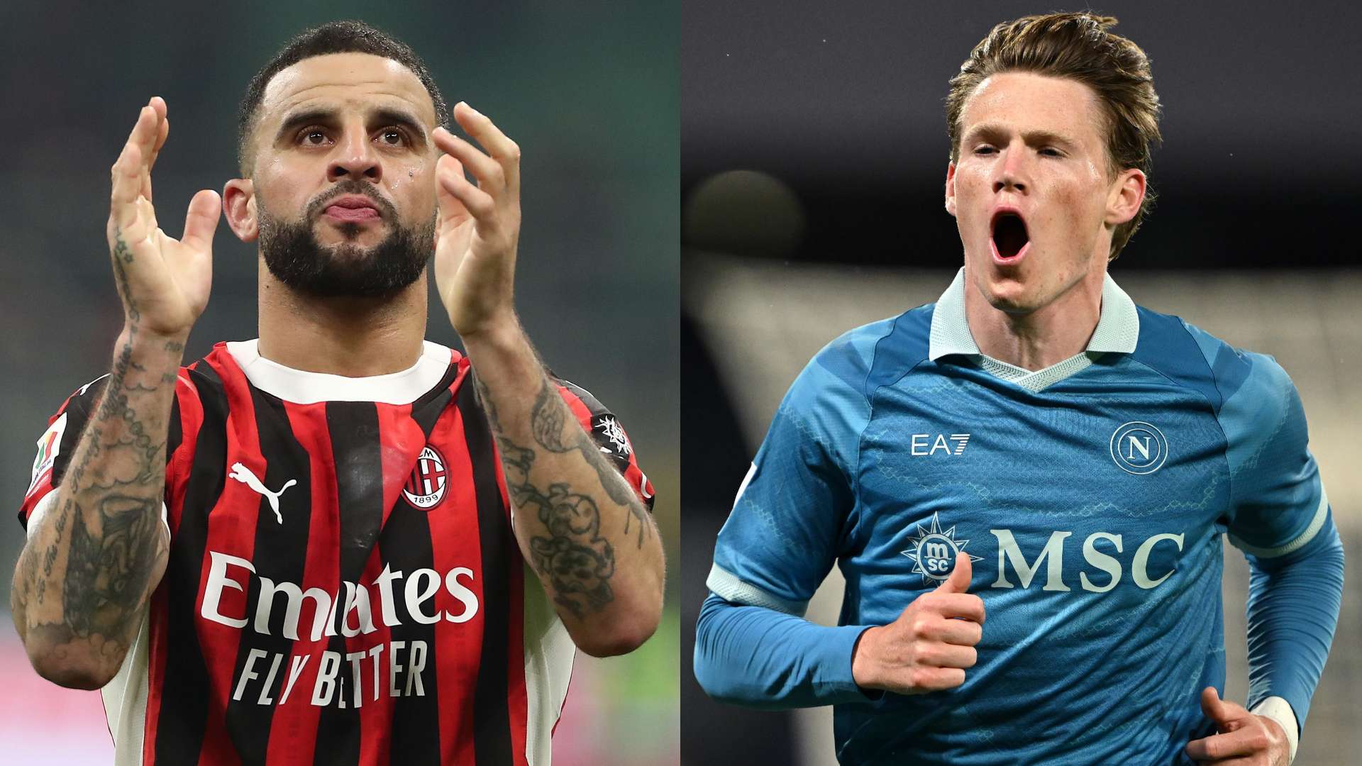 Walker 'so happy' for Serie A champion McTominay  