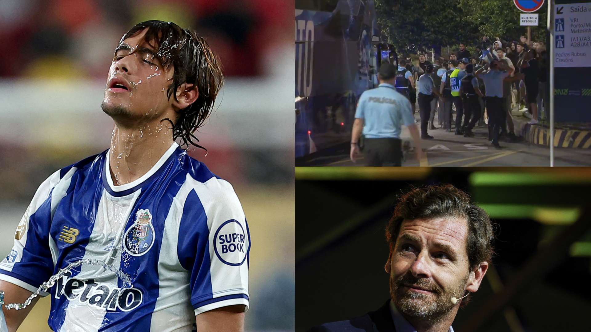 Police fire rubber bullets as Porto fans block team bus in protest  