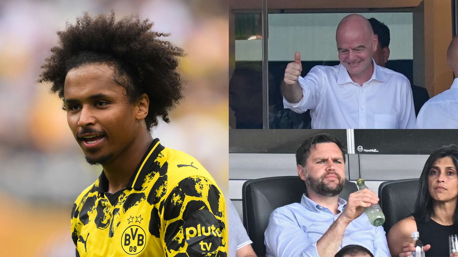 Infantino & JD Vance no big deal! BVB star doesn't 'know who they are'  
