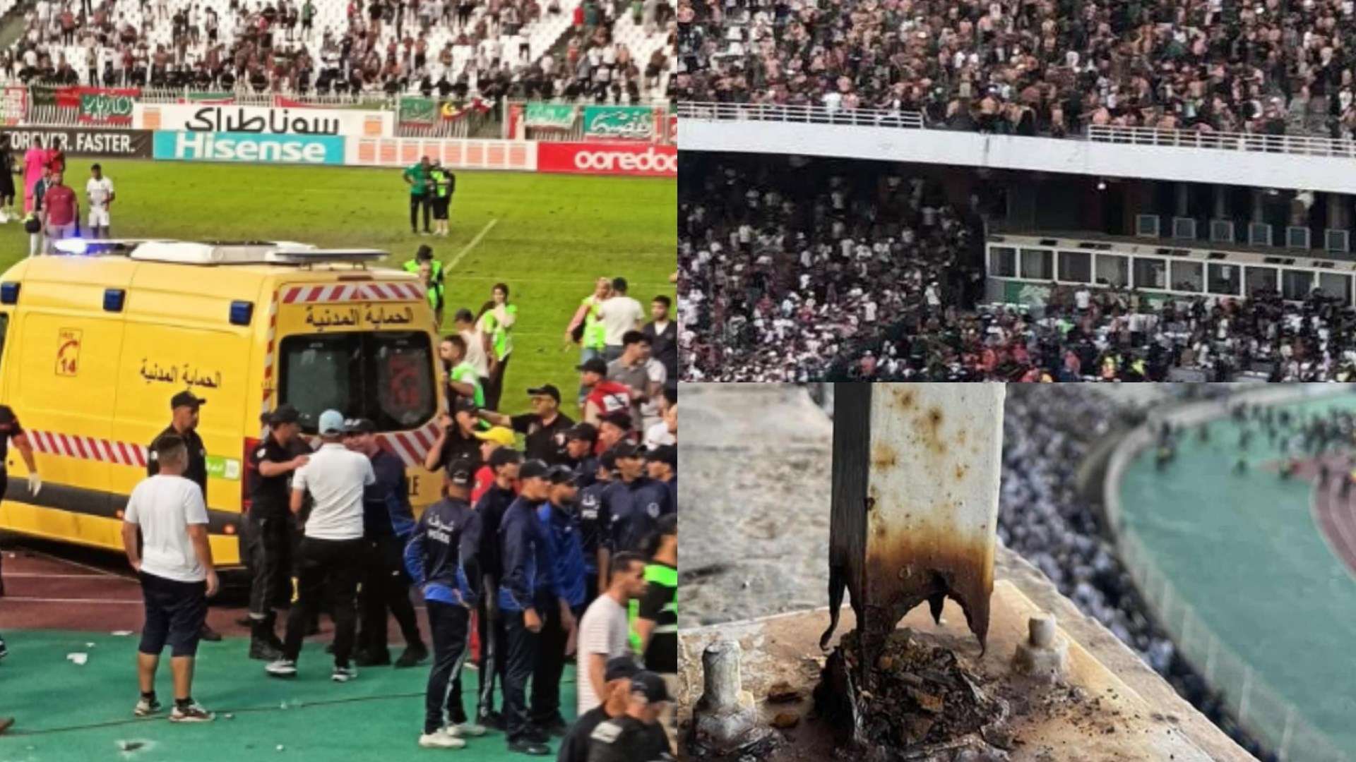 Stadium disaster in Algeria leaves three fans dead & more than 70 injured  