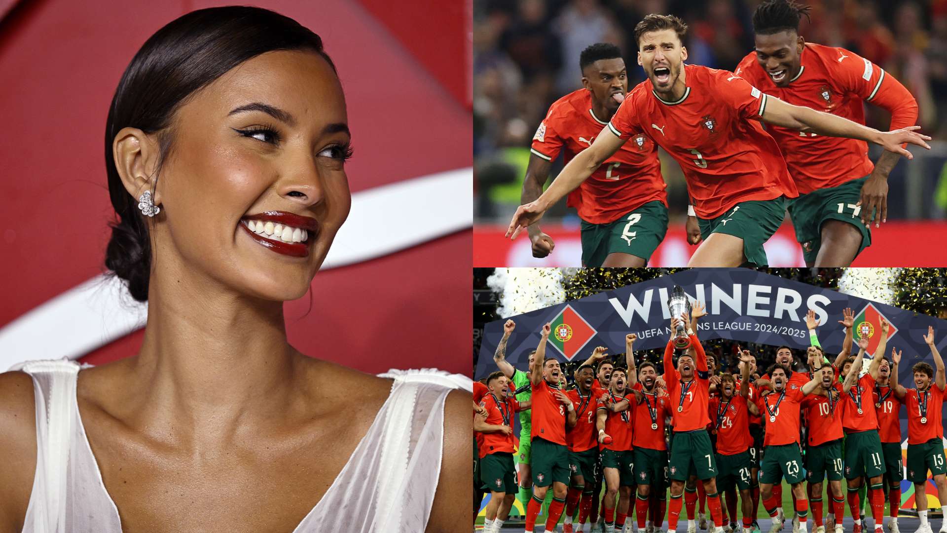 Jama sends kisses from Love Island to Dias after Portugal win  