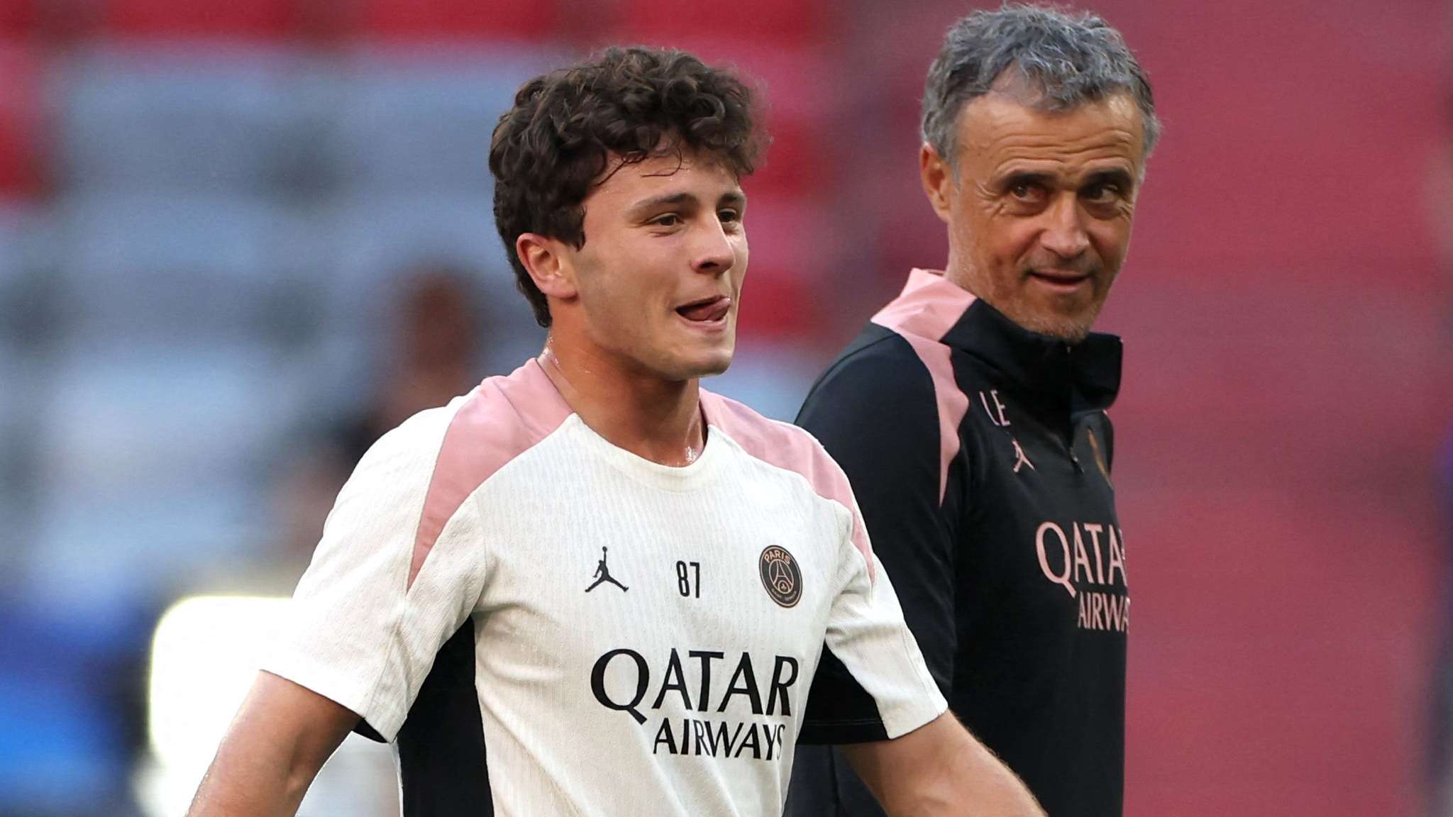 Neves praises 'incredible' Luis Enrique for bringing the 'best' out of PSG  