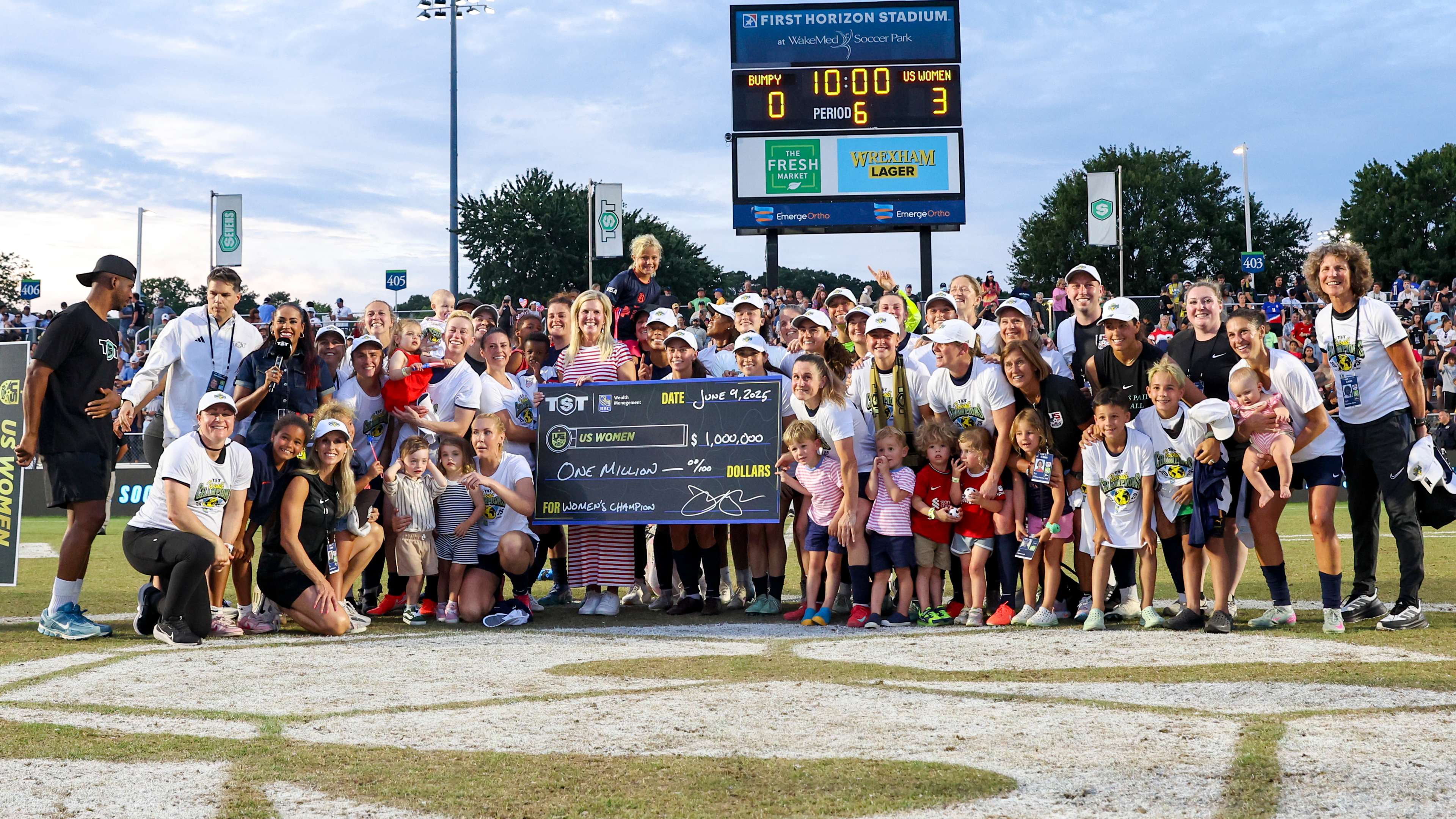 Lloyd, O'Reilly win TST 2025, $1M prize with US Women  