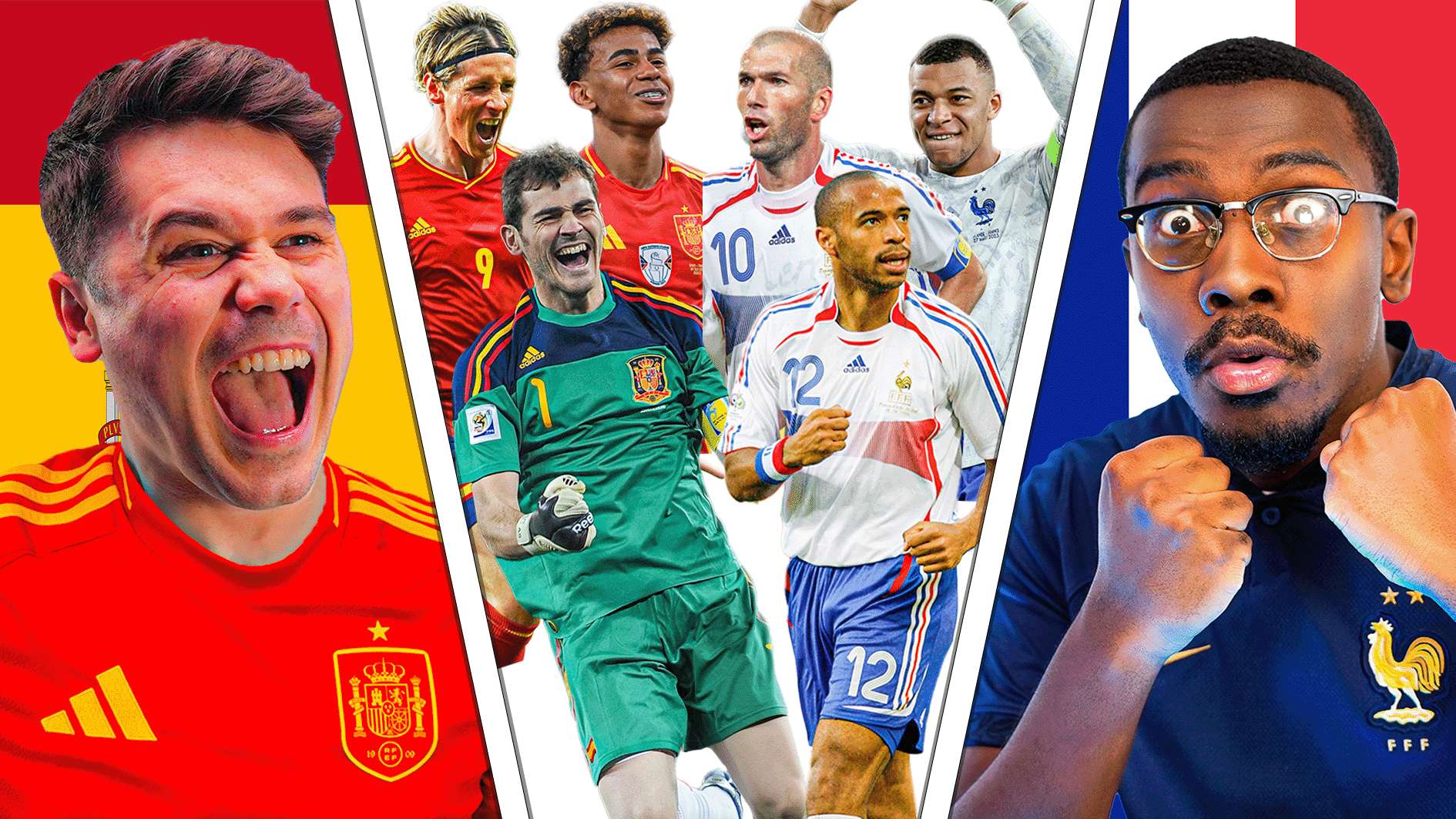 Yamal & Mbappe IN! Front Three select incredible Spain vs France all-time XI  