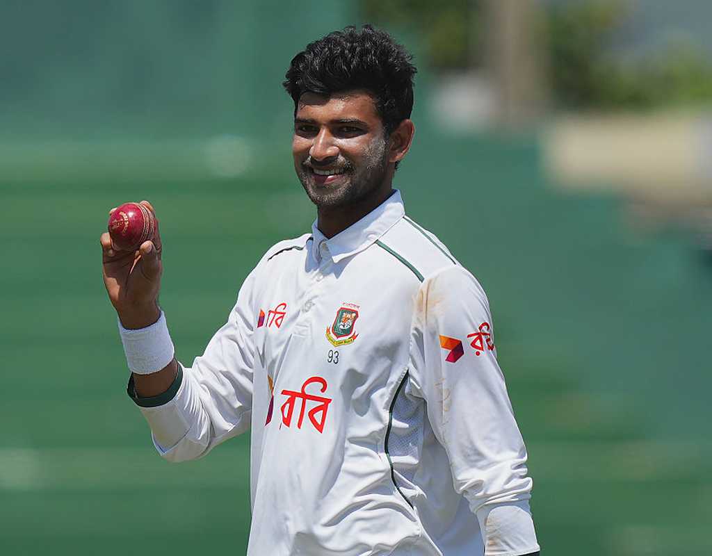 Bangladesh stretch lead to 187 after Nayeem fifer   Bangladesh stretch lead to 187 after Nayeem fifer