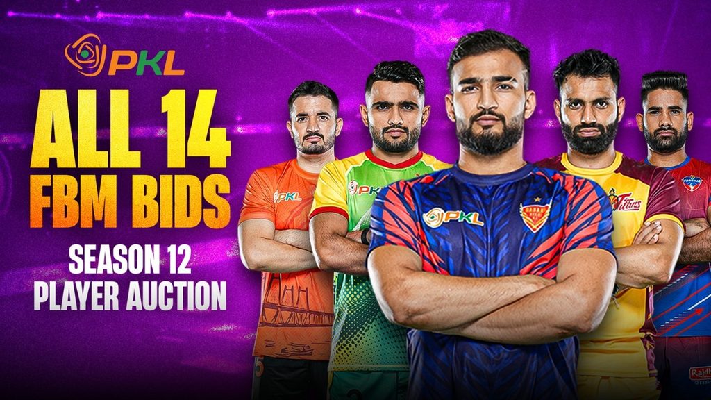 Pro Kabaddi Season 12 Auction: Full list of players retained by franchises using Final Bid Match card  