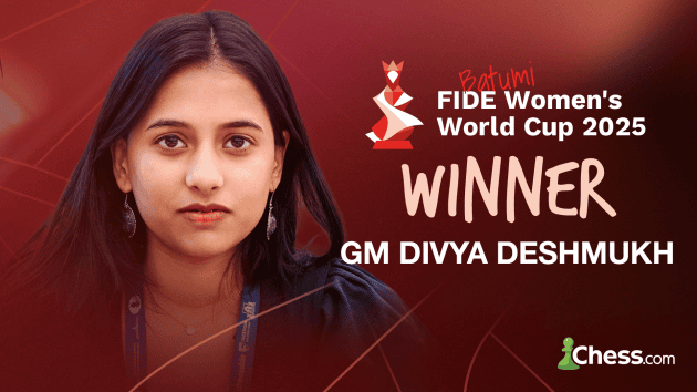 Divya Wins Women's World Cup, Earns Grandmaster Title  