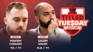 Worth The Wait As Chigaev, Saleh Win First Tuesdays In Years  