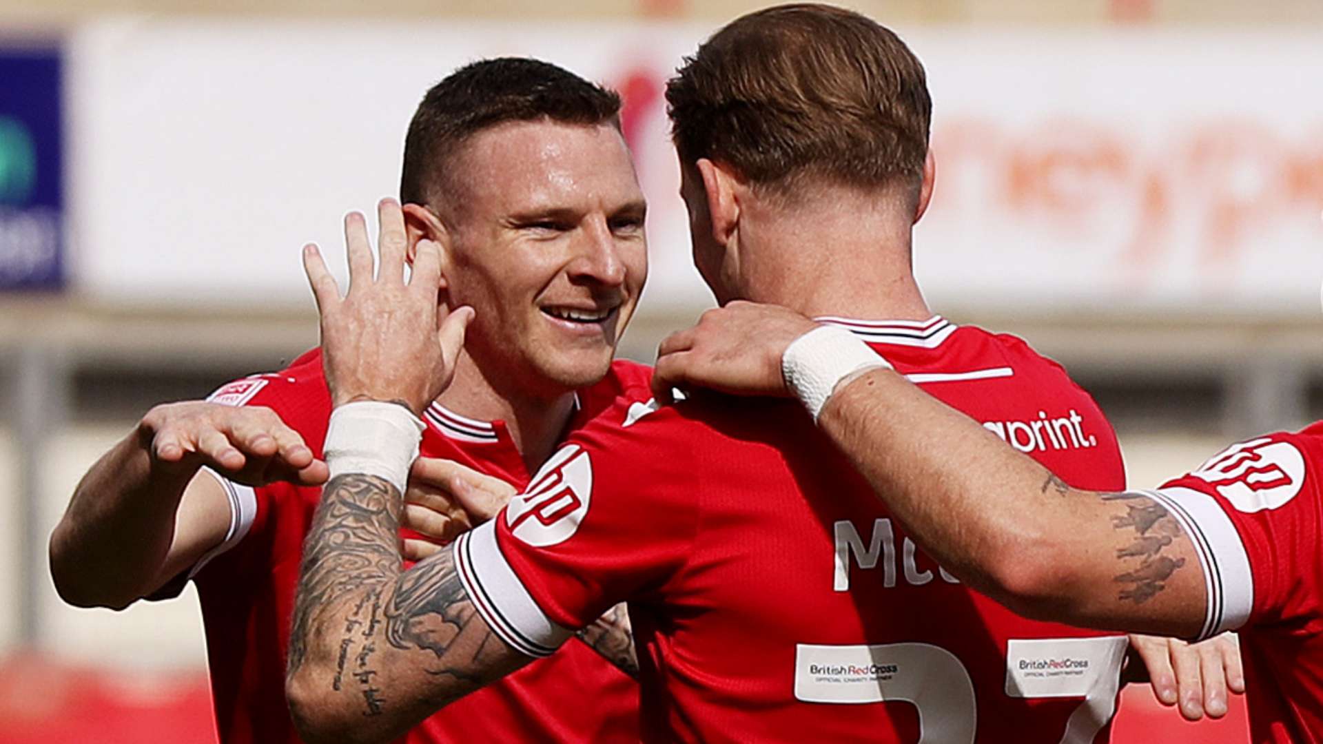 Swift reunion! Wrexham loanee Mullin bumps into McClean  