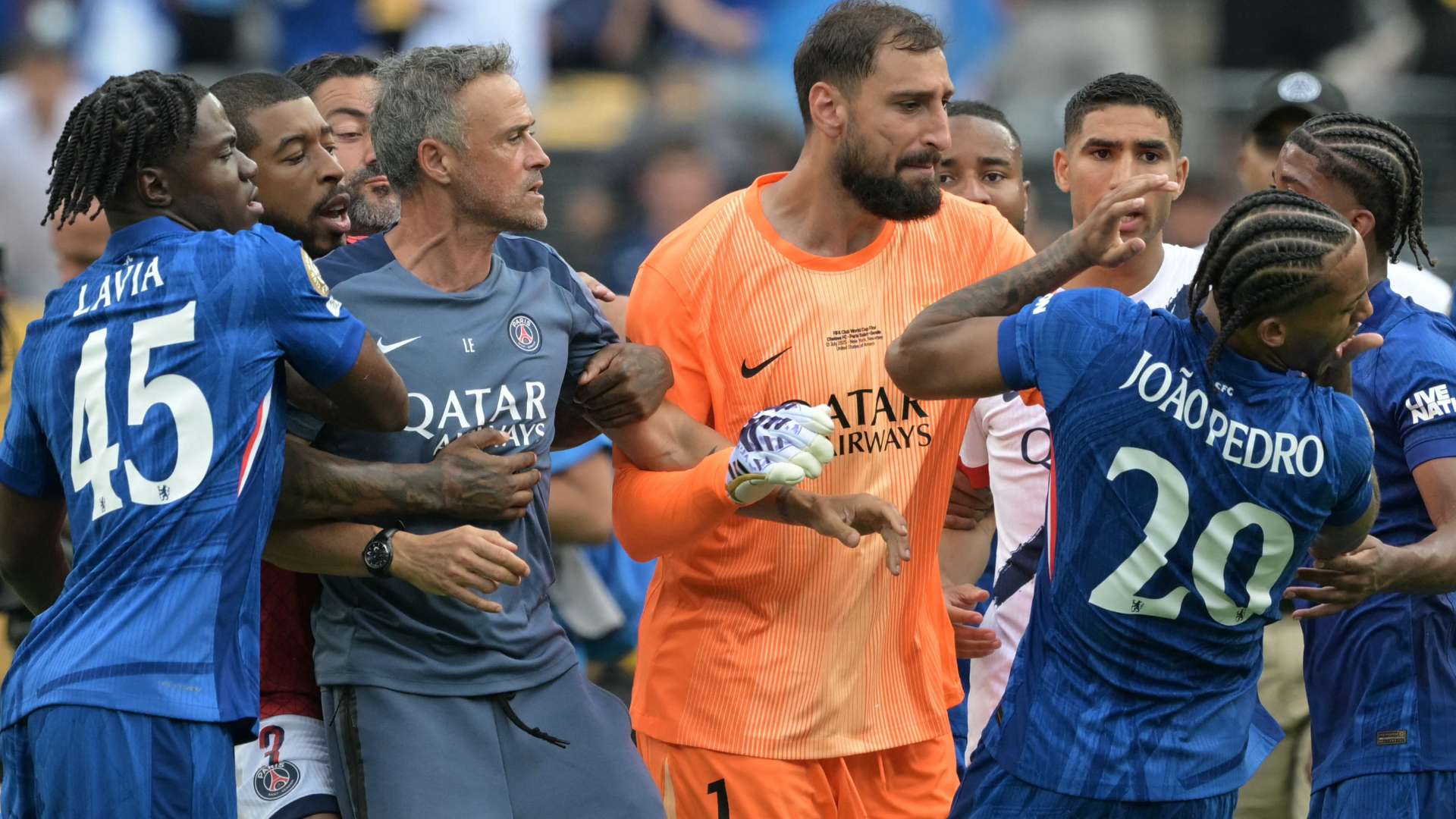 Luis Enrique explains Club World Cup brawl after Pedro clash  