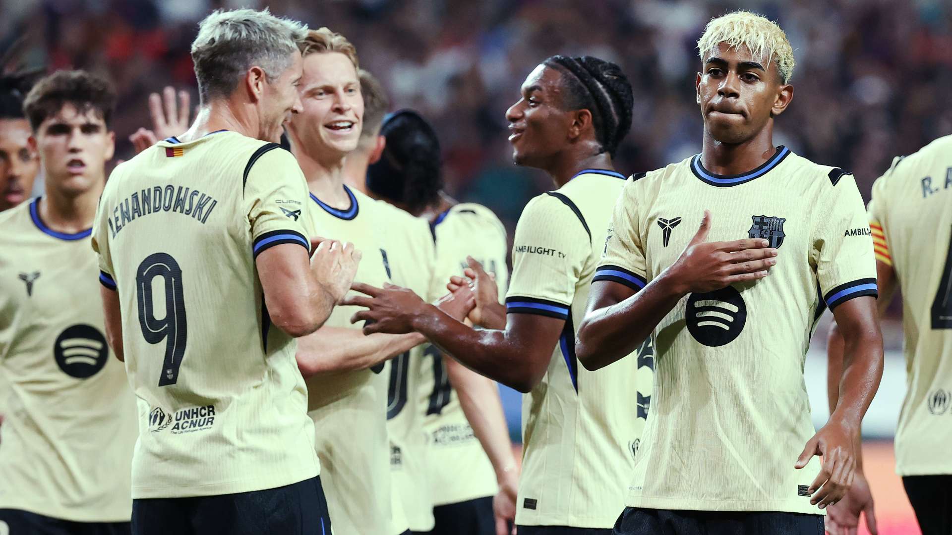 📽️ | Yamal scores first Barca goal in Messi's old No.10 shirt  