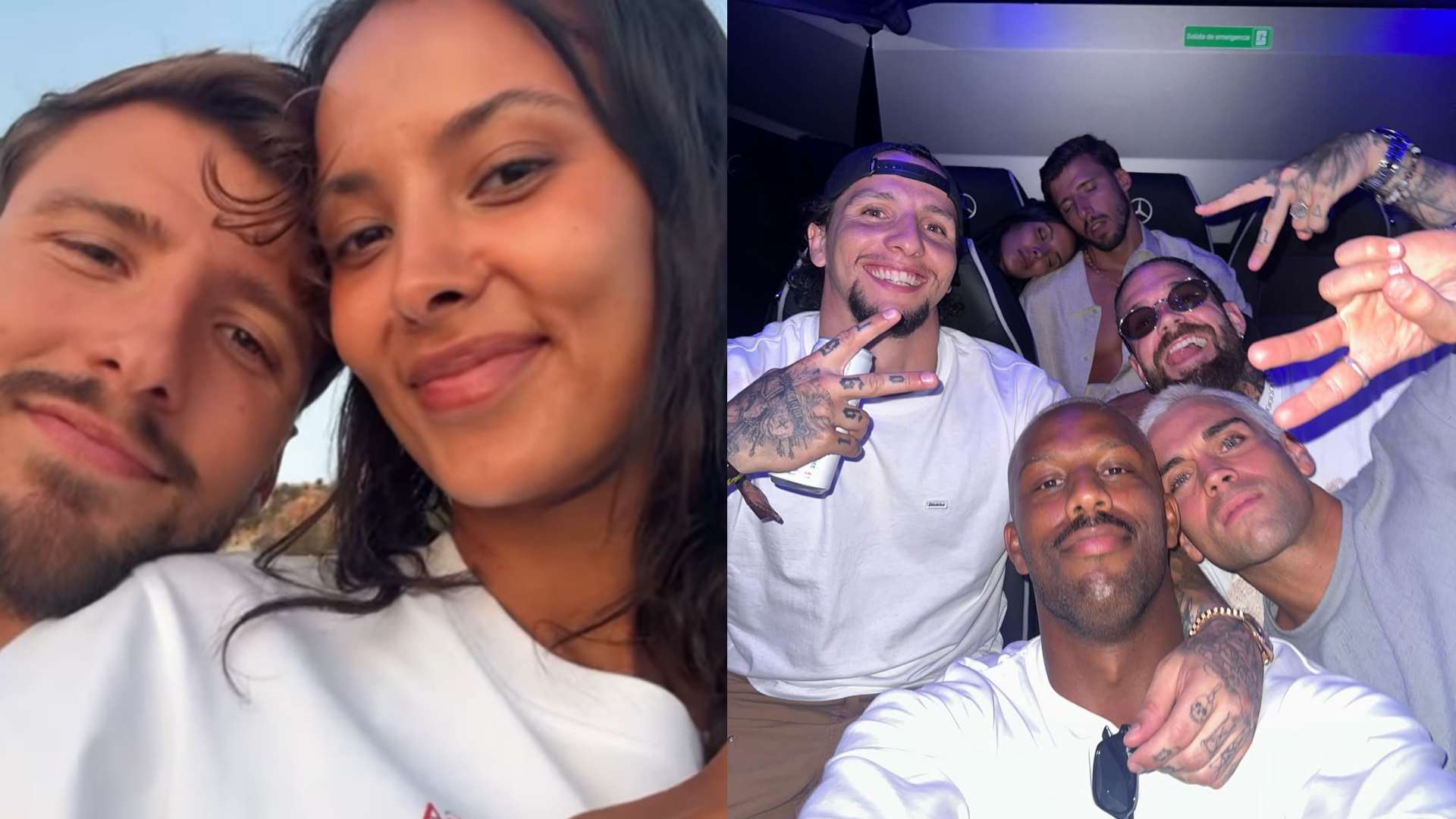 Holidayed to exhaustion! Sleepy Jama & Dias wiped out  