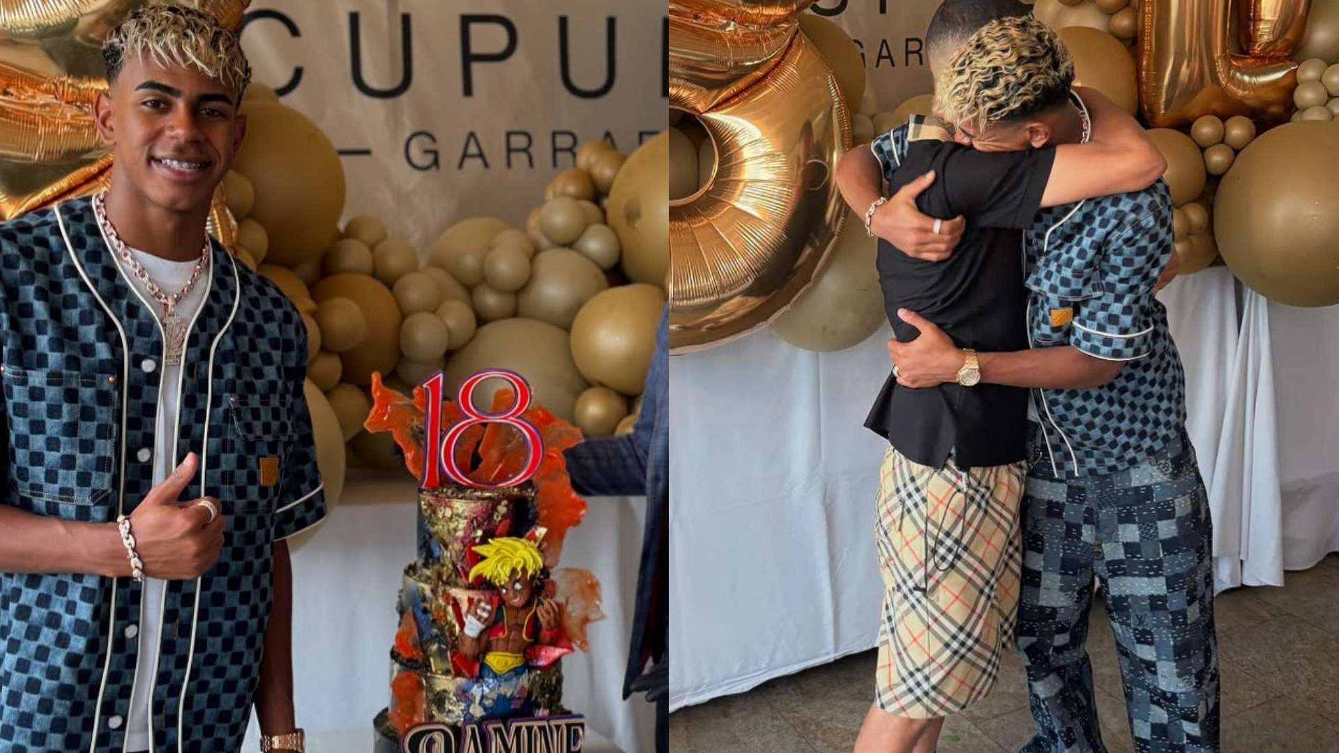 Barca wonderkid Yamal shows off impressive 18th birthday cake  