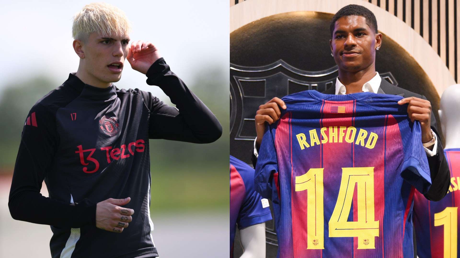 Garnacho risks wrath of Man Utd fans with message to Rashford  