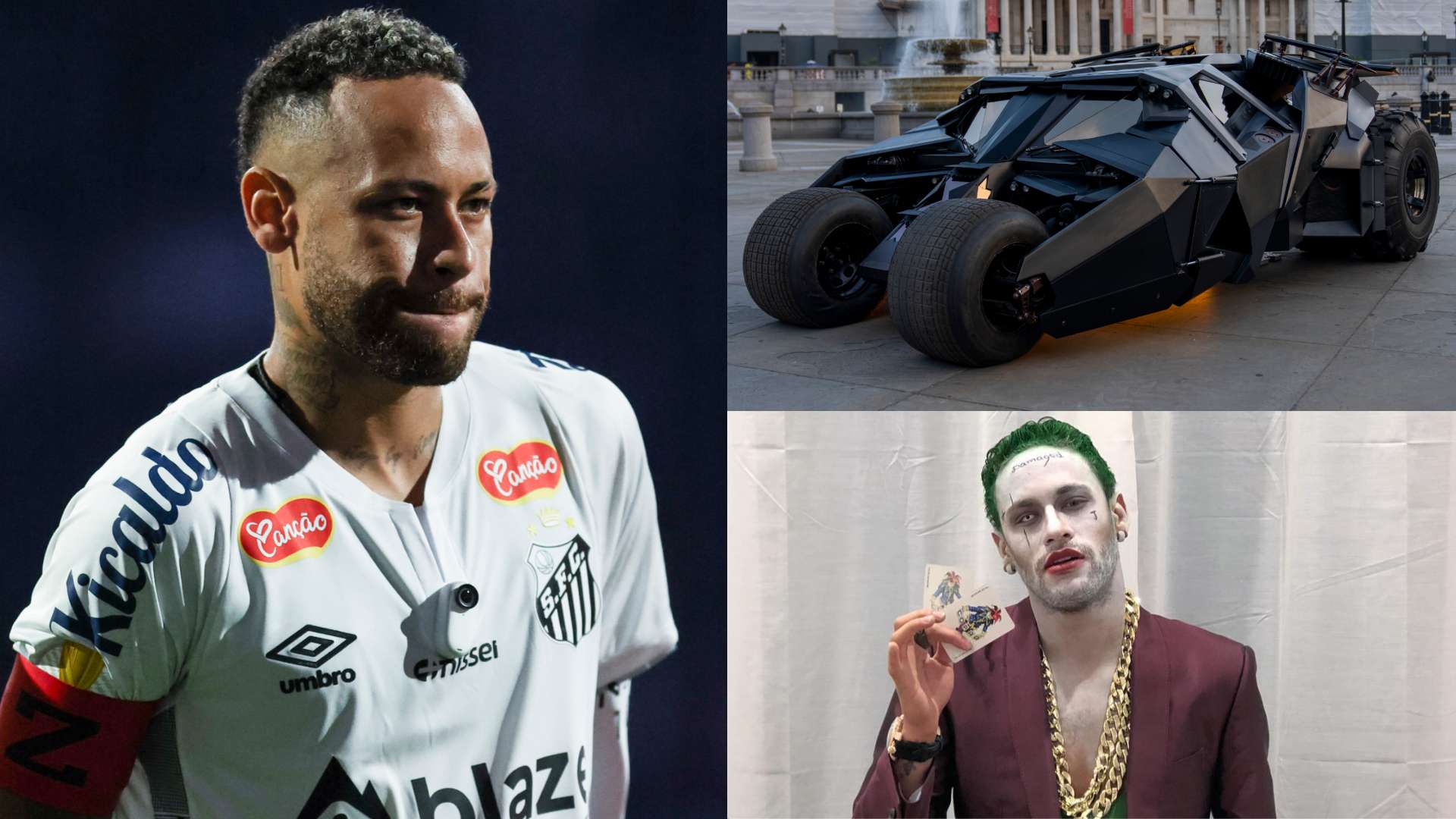 Neymar spends $1.8 MILLION on Batmobile with flamethrower!  