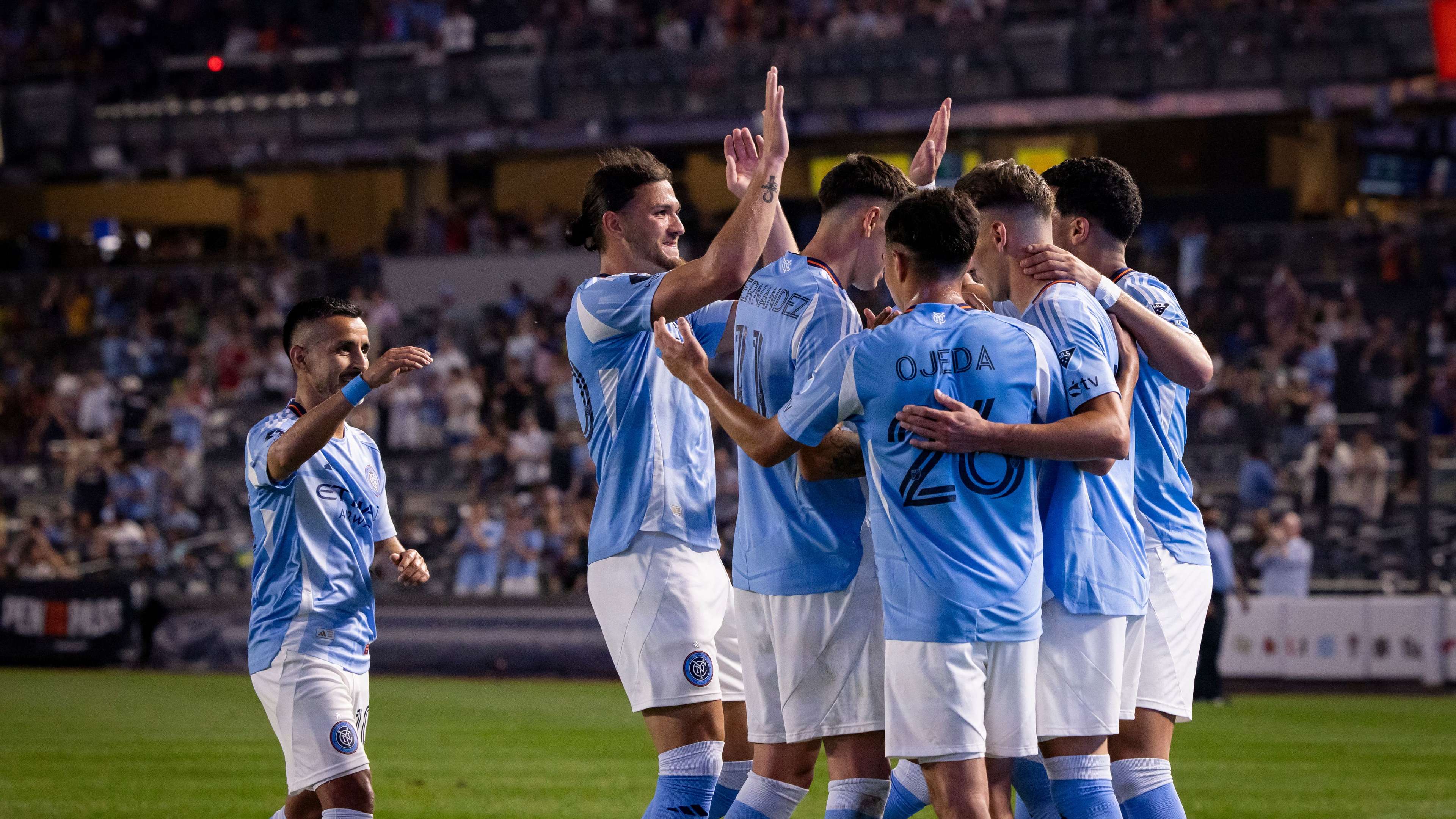 WATCH: NYCFC launch giant inflatable pigeon down Hudson River  