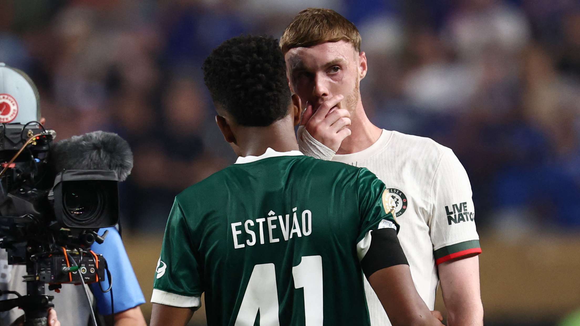 Palmer opens up on post-match chat with Chelsea-bound Estevao  