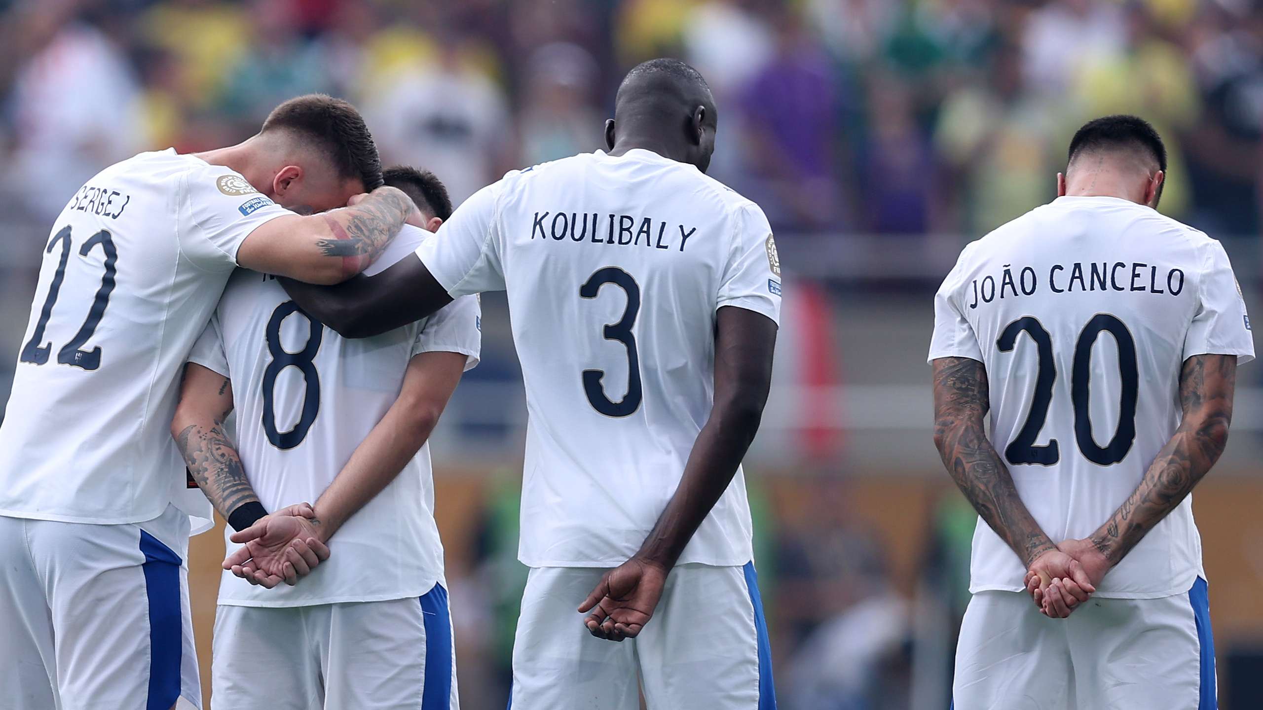Neves & Cancelo unable to contain emotions in tribute to Jota  