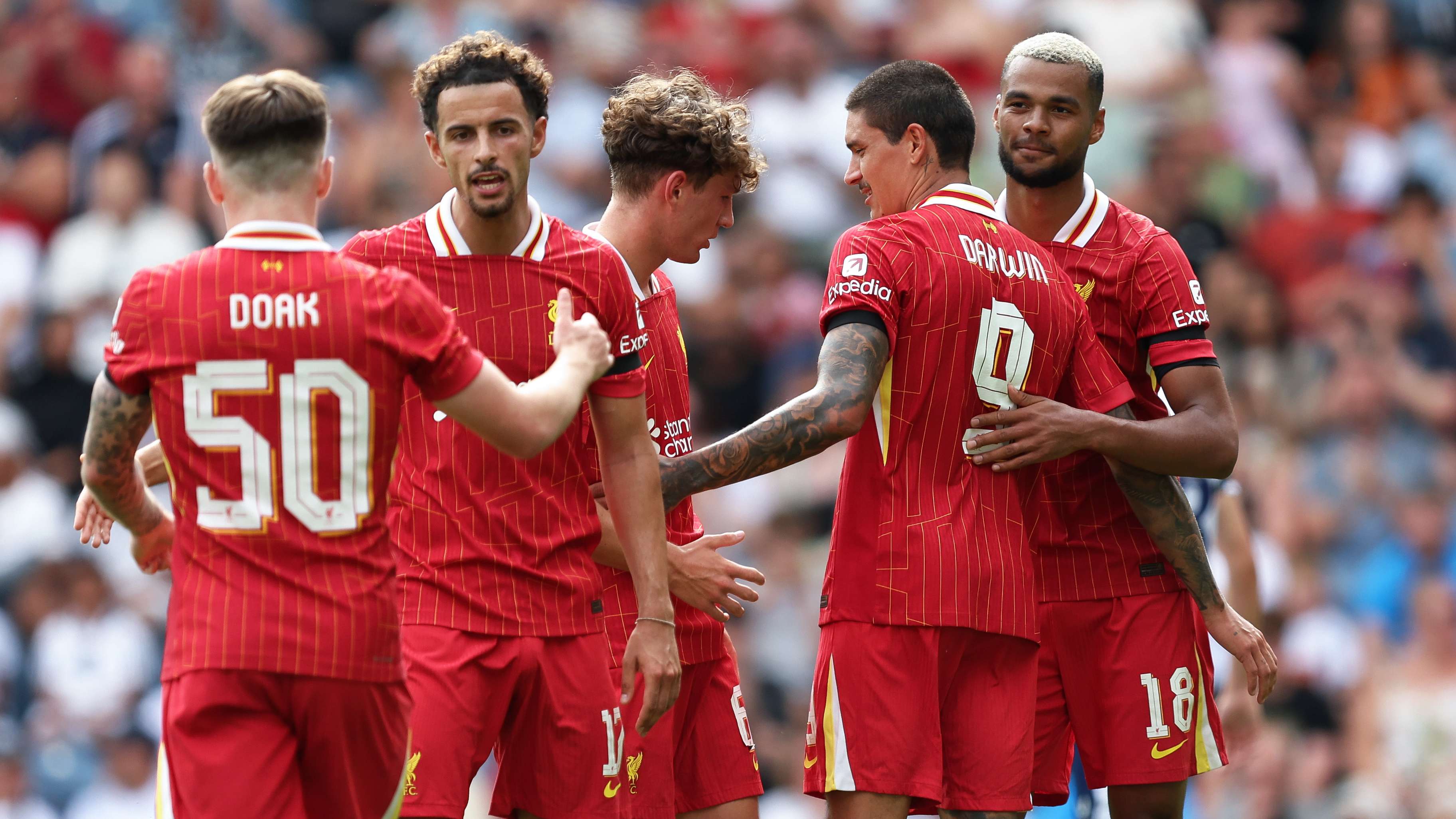 Why Liverpool's new signings were wearing odd numbers against Preston  