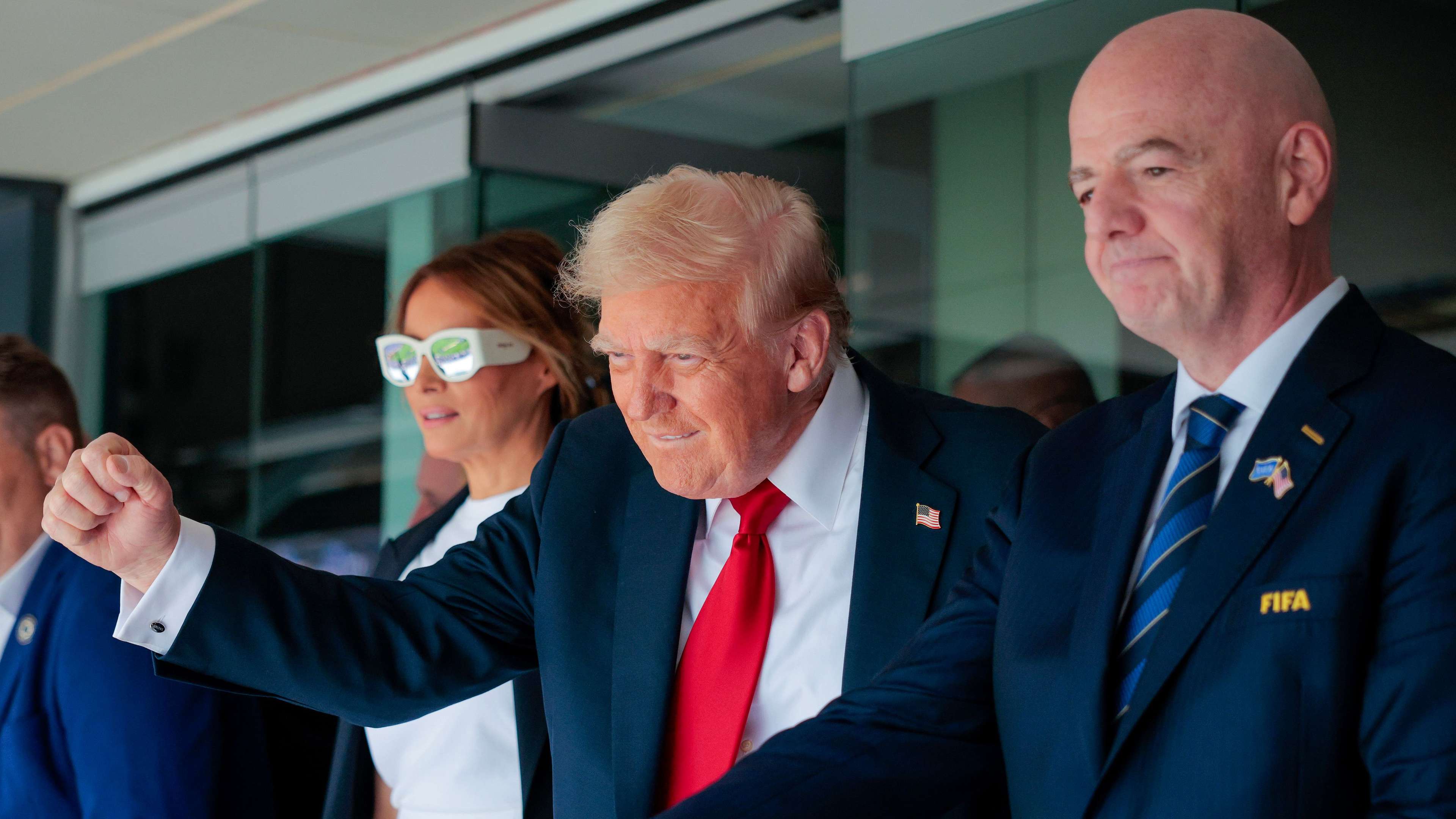 Trump joins Infantino for Club World Cup final at MetLife  