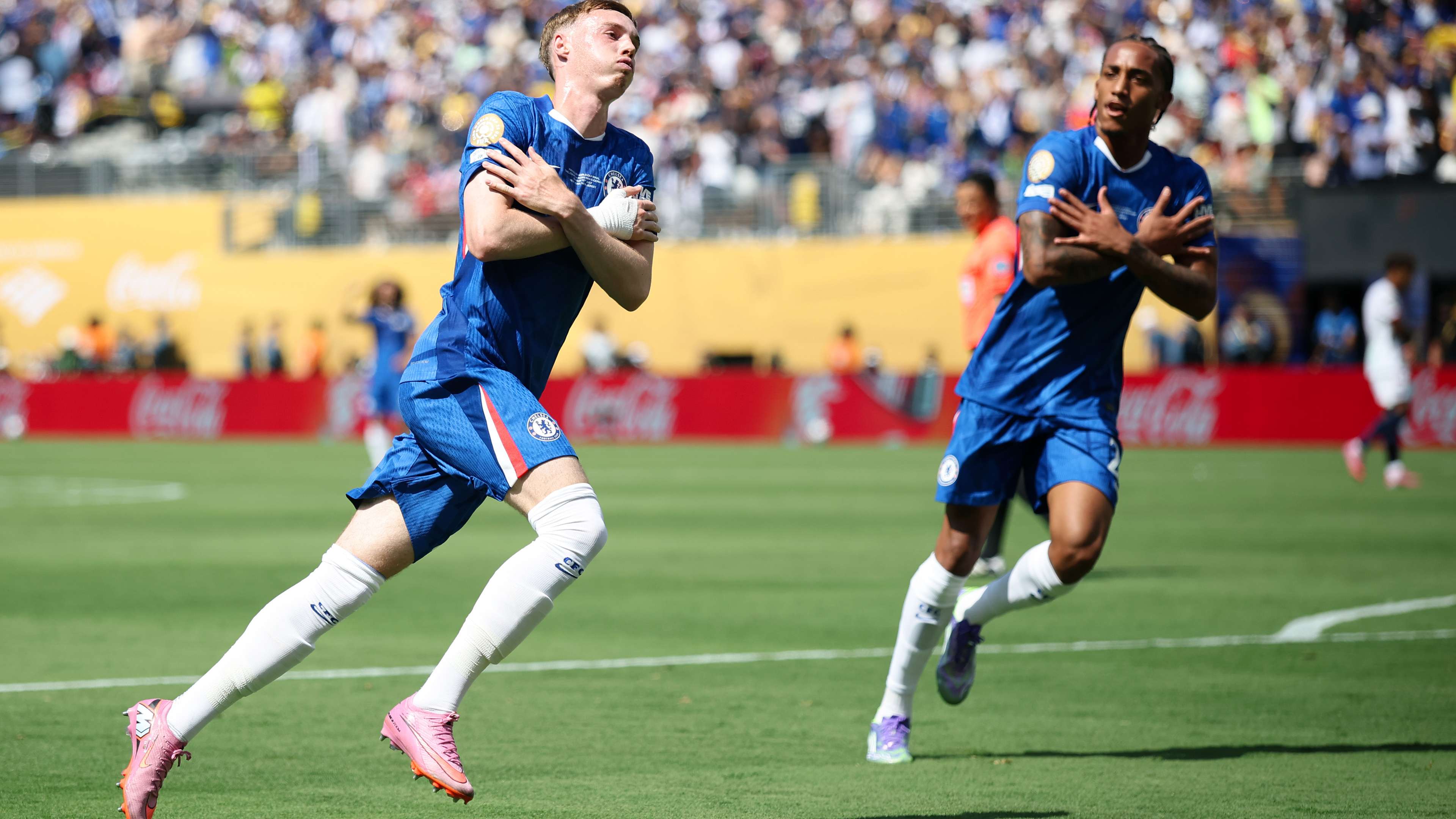 Fans react as 'inevitable' Cole Palmer bags first-half brace in CWC final  