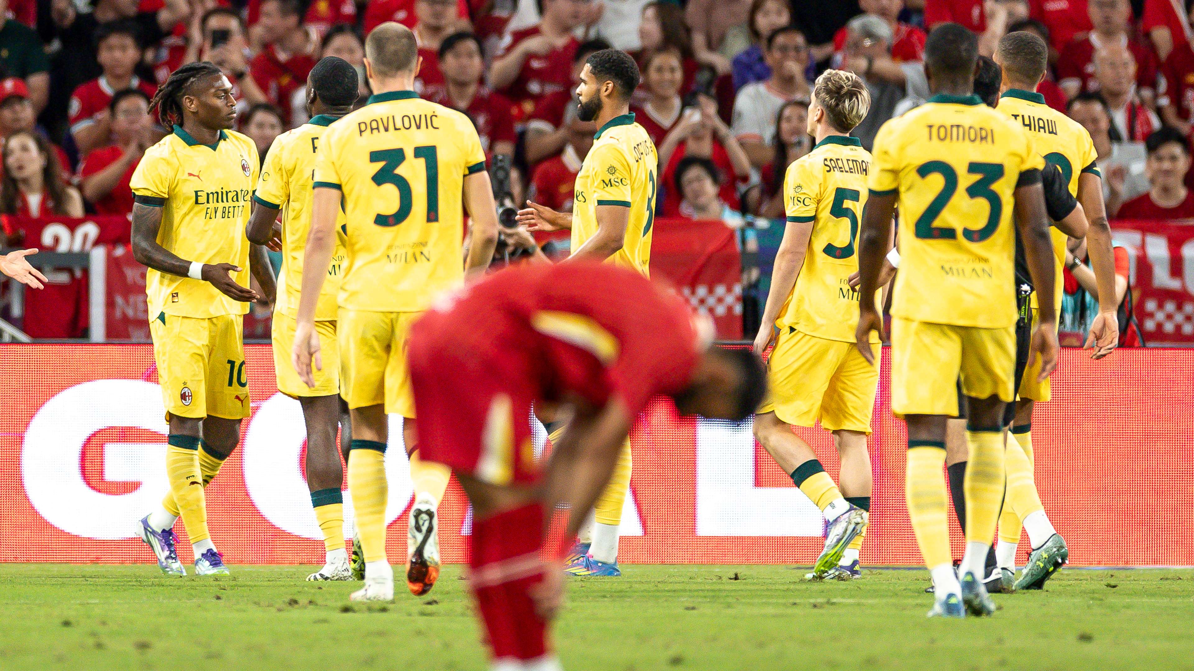 Liverpool begin tour with defeat as Leao shines for AC Milan  