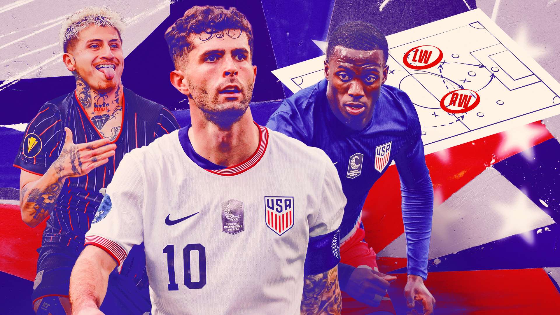 USMNT Wingers: Pulisic must mend fences, Weah must find net  