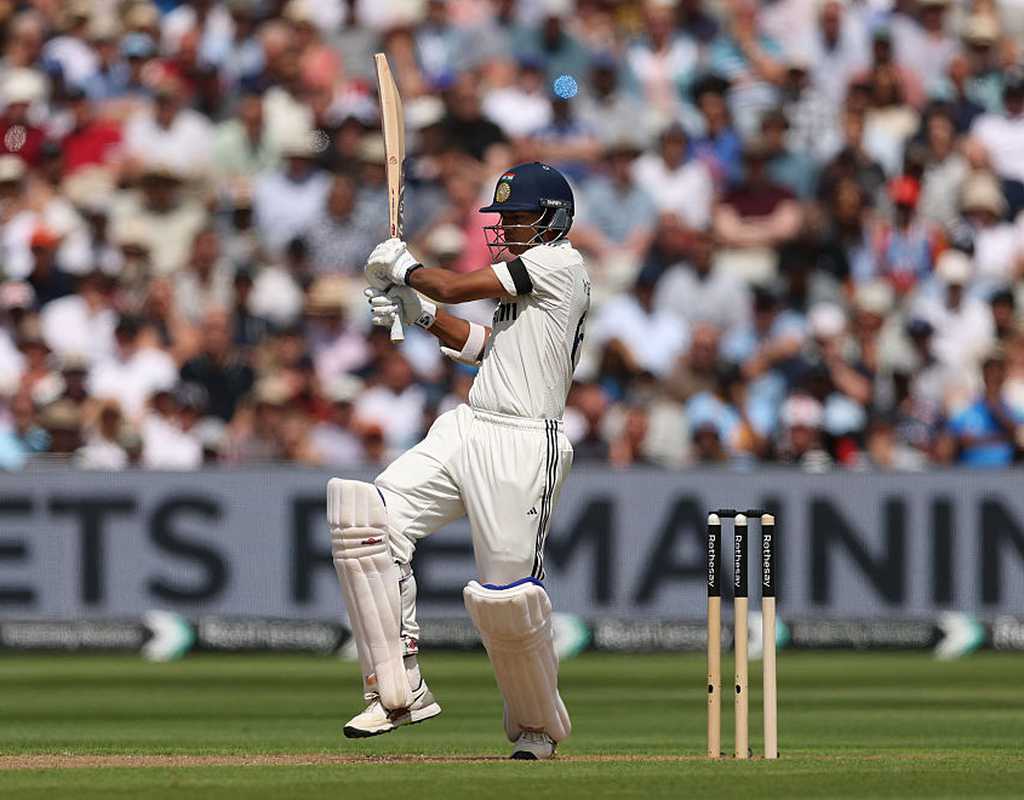 Jaiswal leads India's bright start at Edgbaston with 62*  