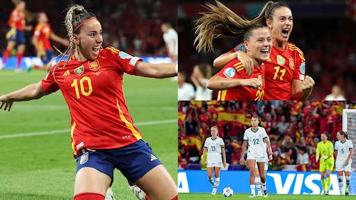 Del Castillo and Pina send Spain through to Euro 2025 semis  