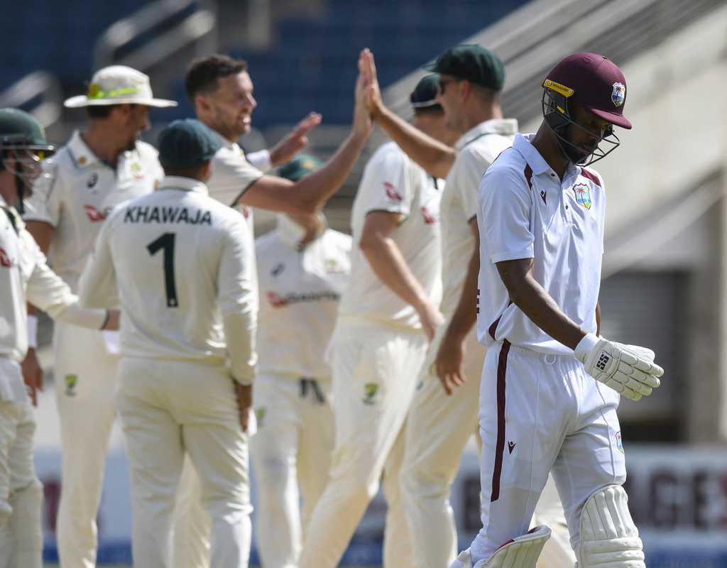 Starc, Boland run riot in Sabina Park as WI fold for 27  