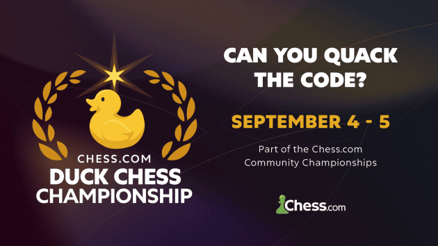 Show Off Your Best Quacktics In The Upcoming Chess.com Duck Chess Championship  