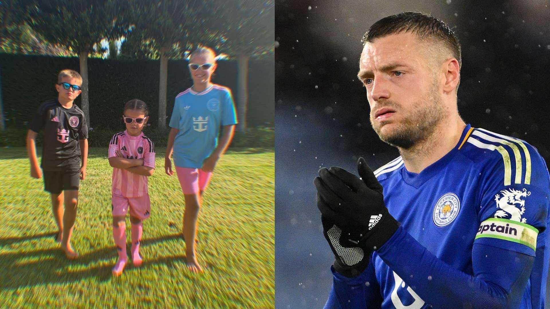 Vardy to link up with Messi?! Transfer hint dropped  