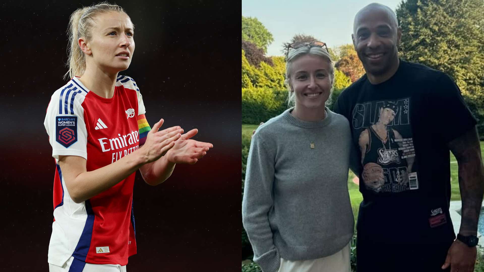Arsenal legends only! Williamson links up with Henry on hols   Arsenal legends only! Williamson links up with Henry on hols