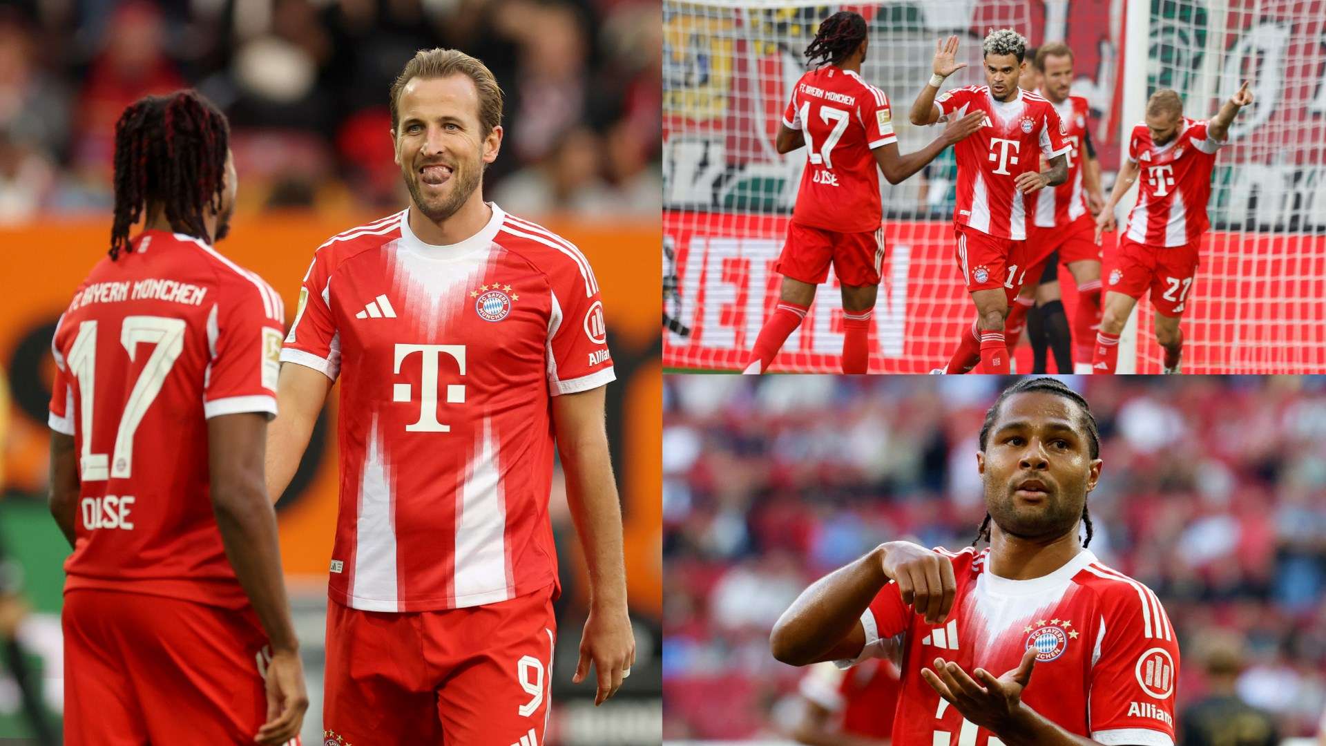 Kane assists twice as Bayern beat Augsburg in five-goal thriller  