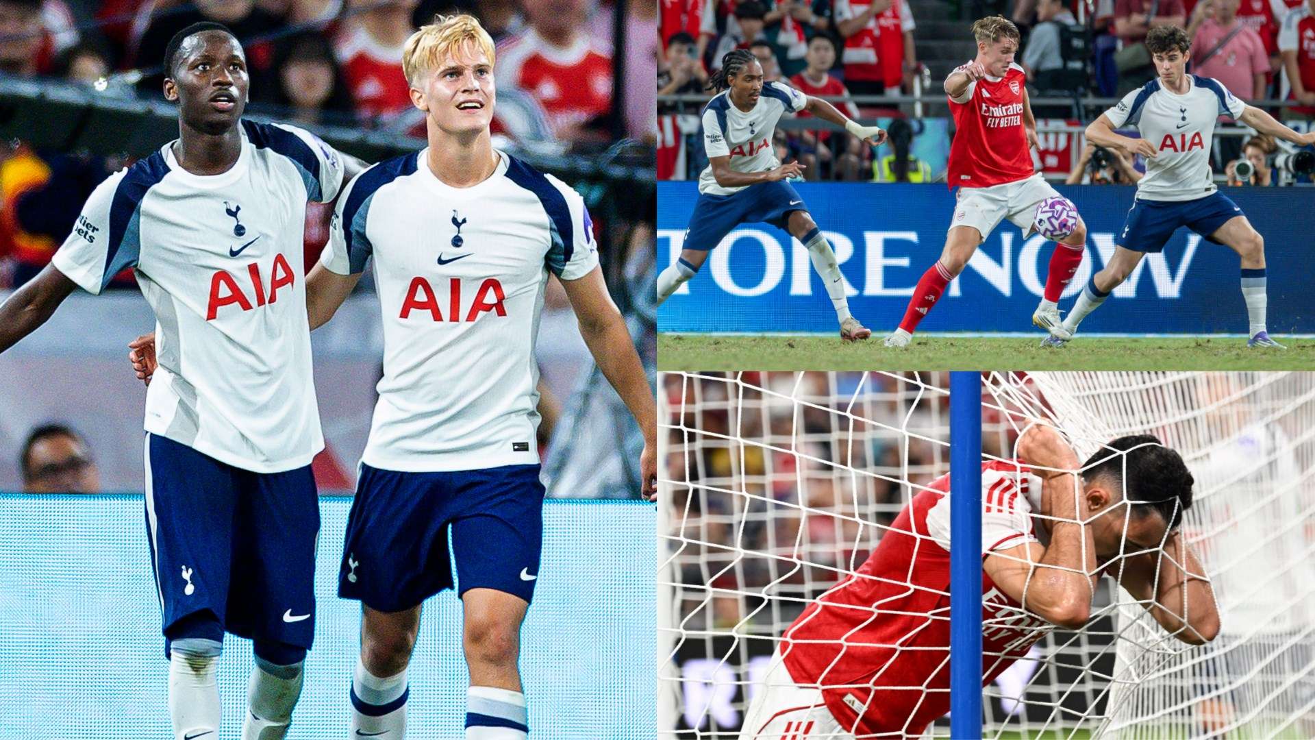 Sarr stunner settles north London derby in Hong Kong  