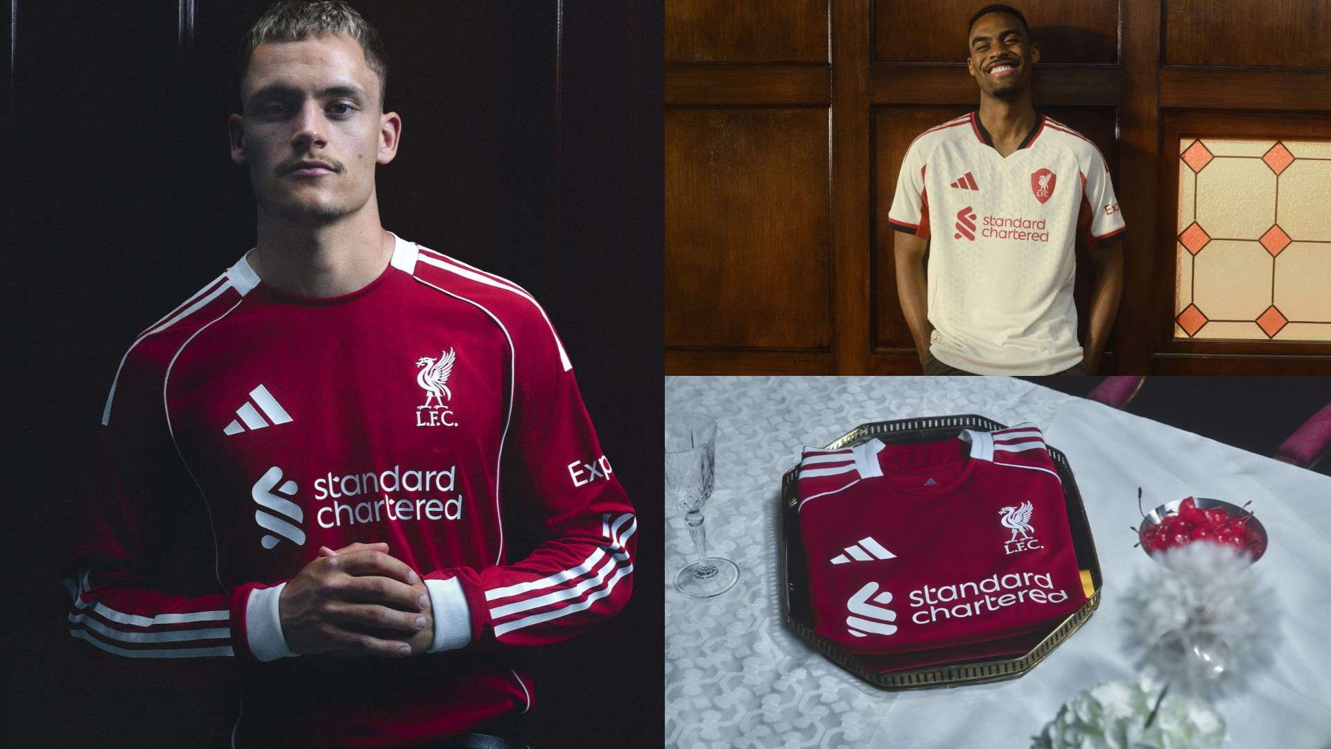Liverpool 2025-26 kits: Home & away kits released 🔴🔥⚪   Liverpool 2025-26 kits: Home & away kits released 🔴🔥⚪