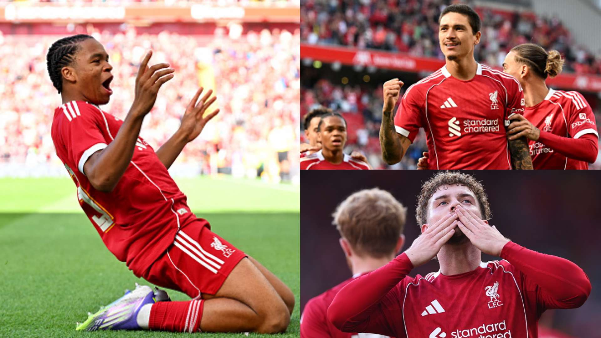 Liverpool batter Athletic Club in first game of Anfield double header  