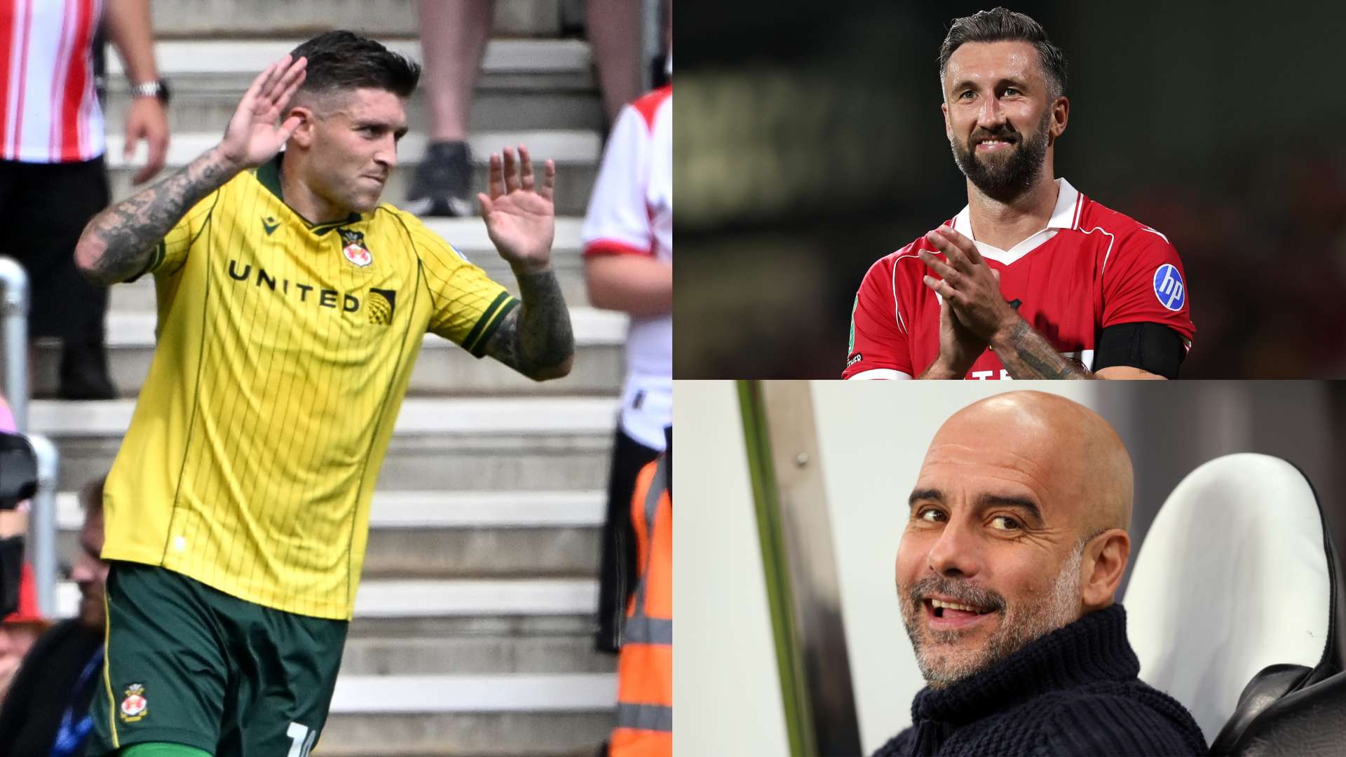 Wrexham new boy Windass in U-turn on Palmer's 'delusional' Man City boast  