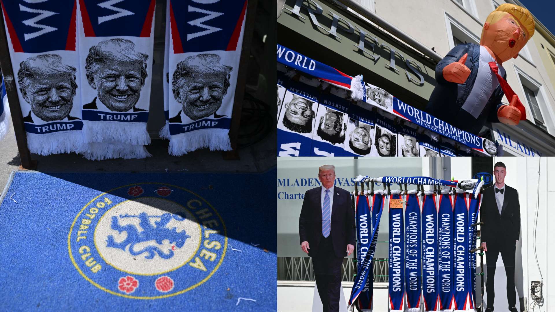 Chelsea have Trump-fever! POTUS-themed scarves on sale  