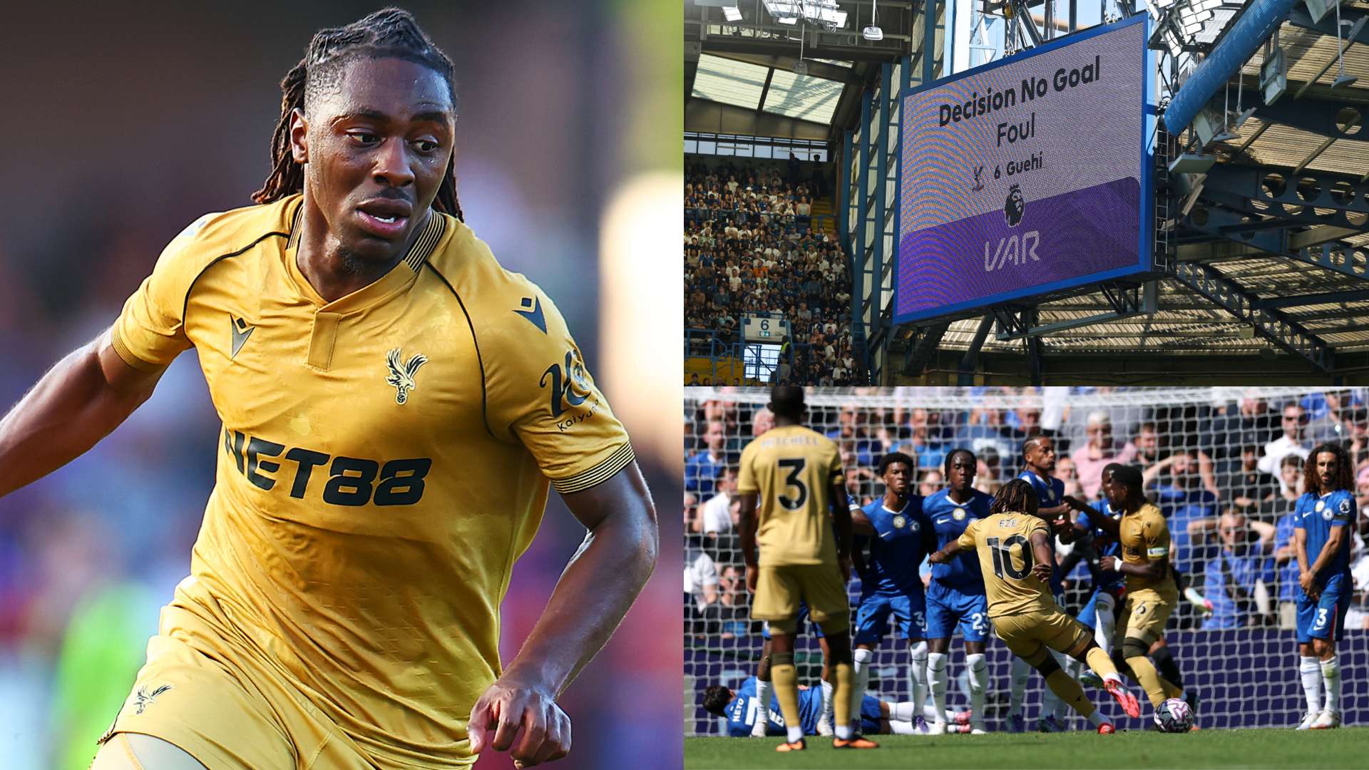 Eze has superb free-kick ruled out by VAR in 'disgusting' overturn  