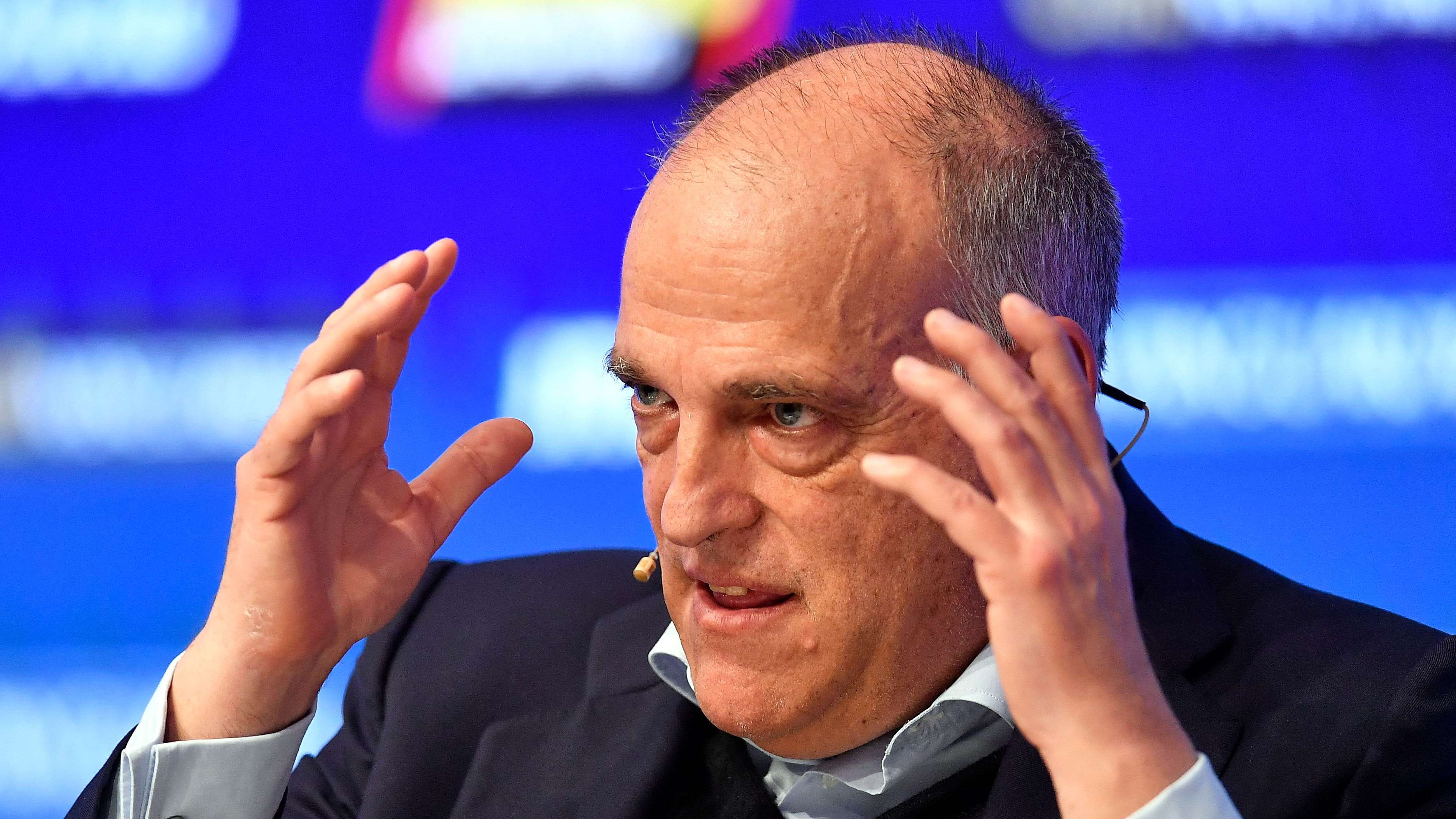 Tebas goes on another rant over 'wet dream' claim by ex-ref   Tebas goes on another rant over 'wet dream' claim by ex-ref