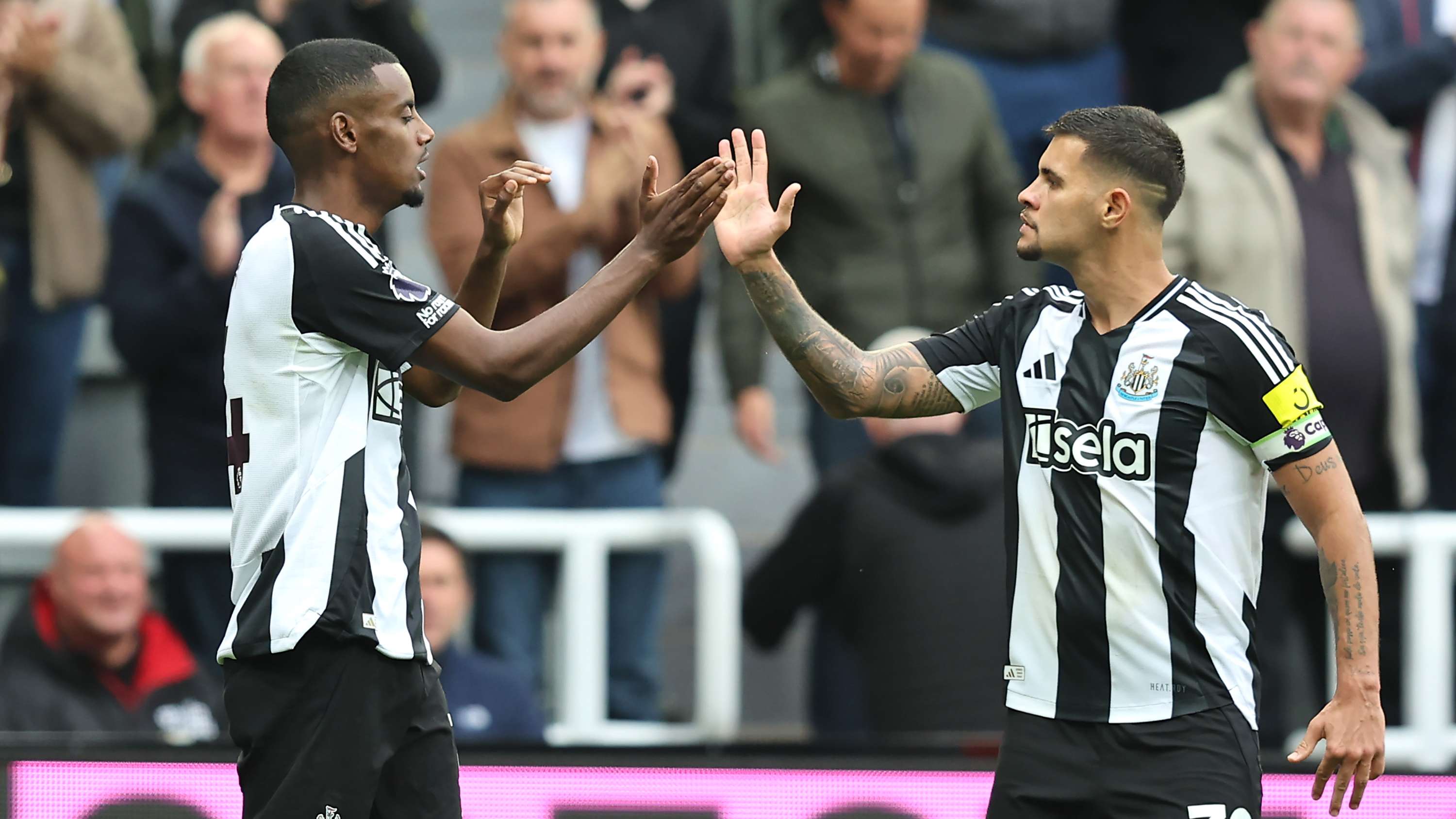 'We hope to have our best player back' - Guimaraes 'really missing' Isak  