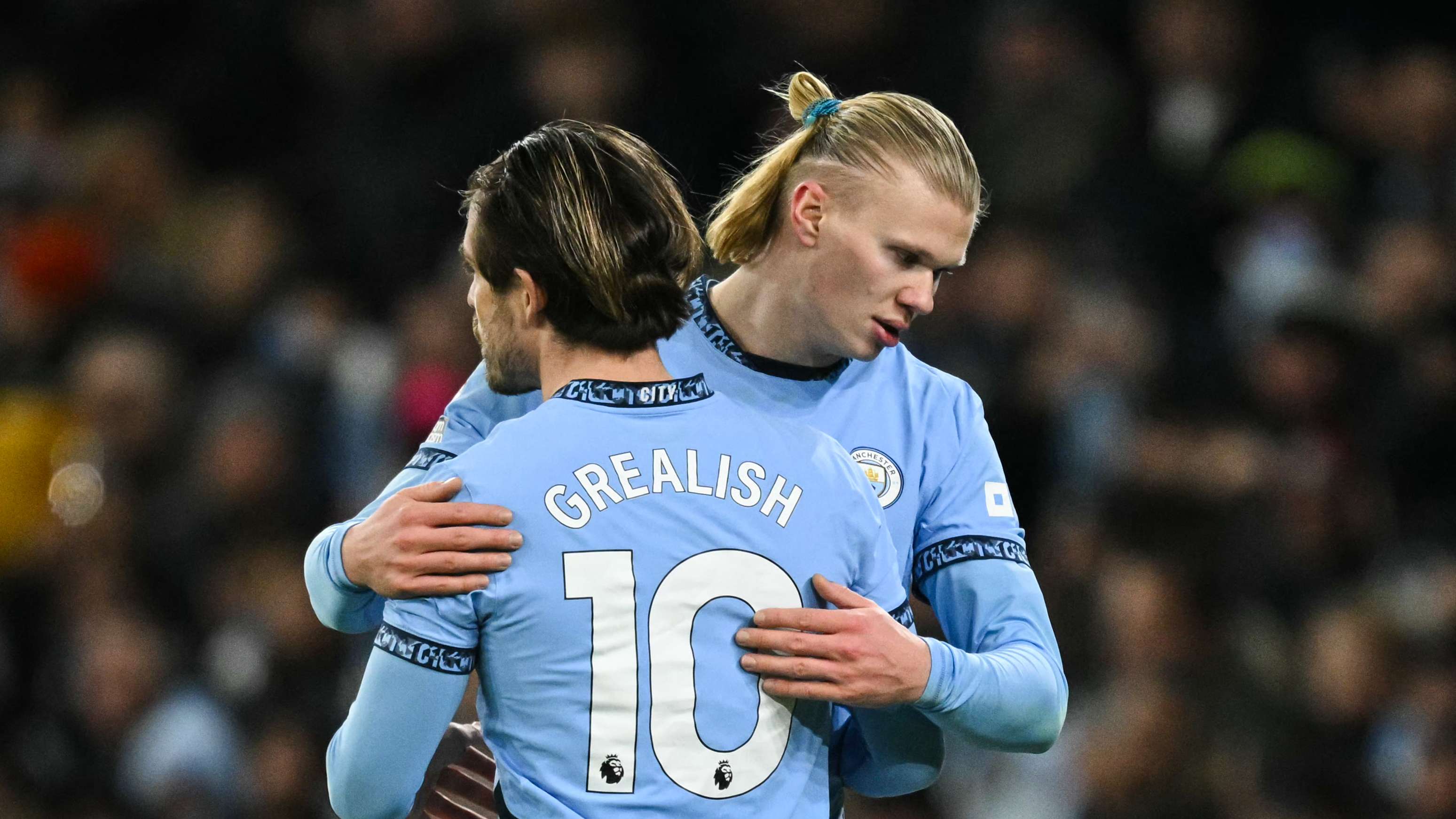 Haaland bids fond farewell to Everton-bound Grealish  