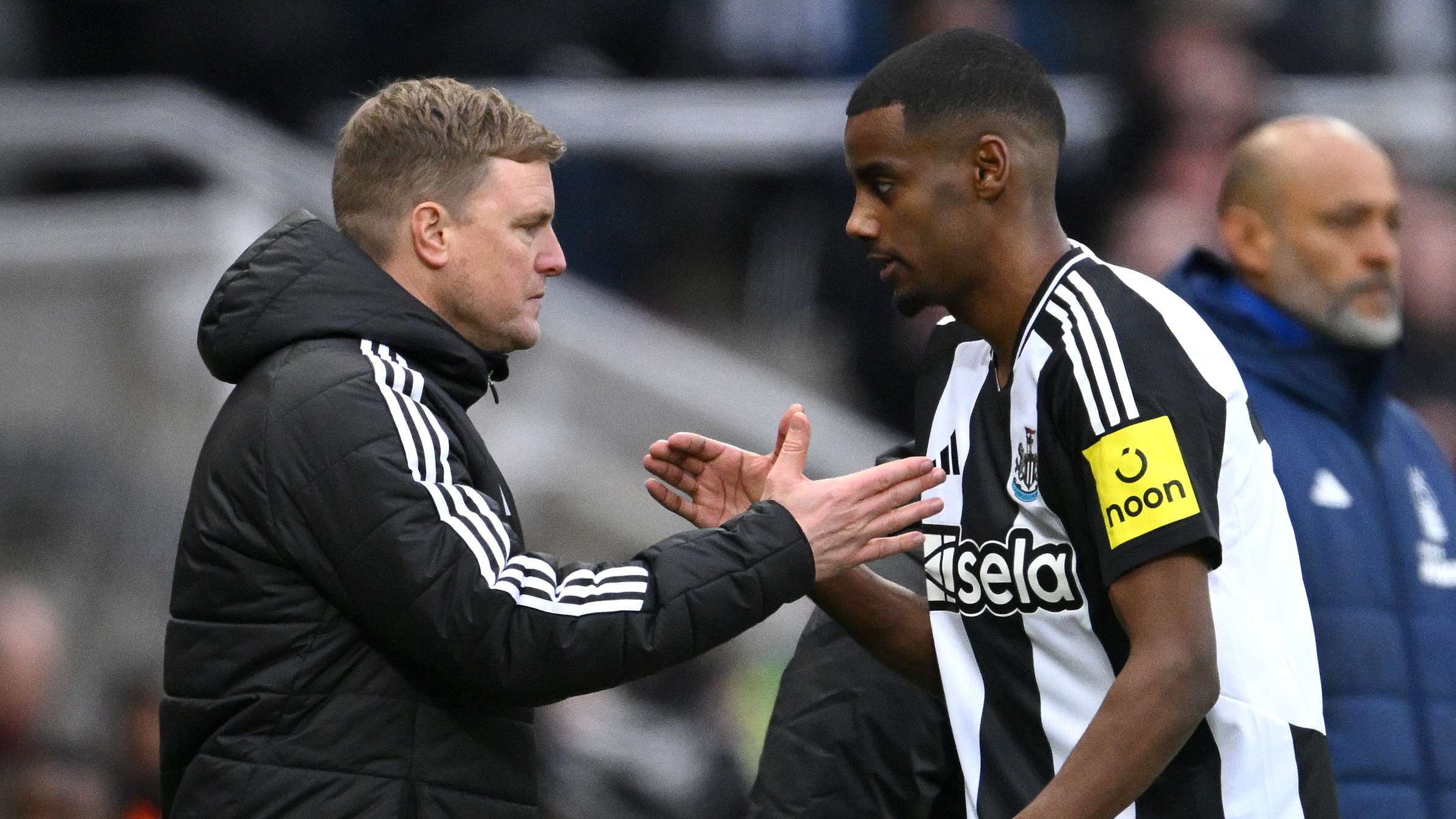 Isak returns to Newcastle training base & set for crunch talks  