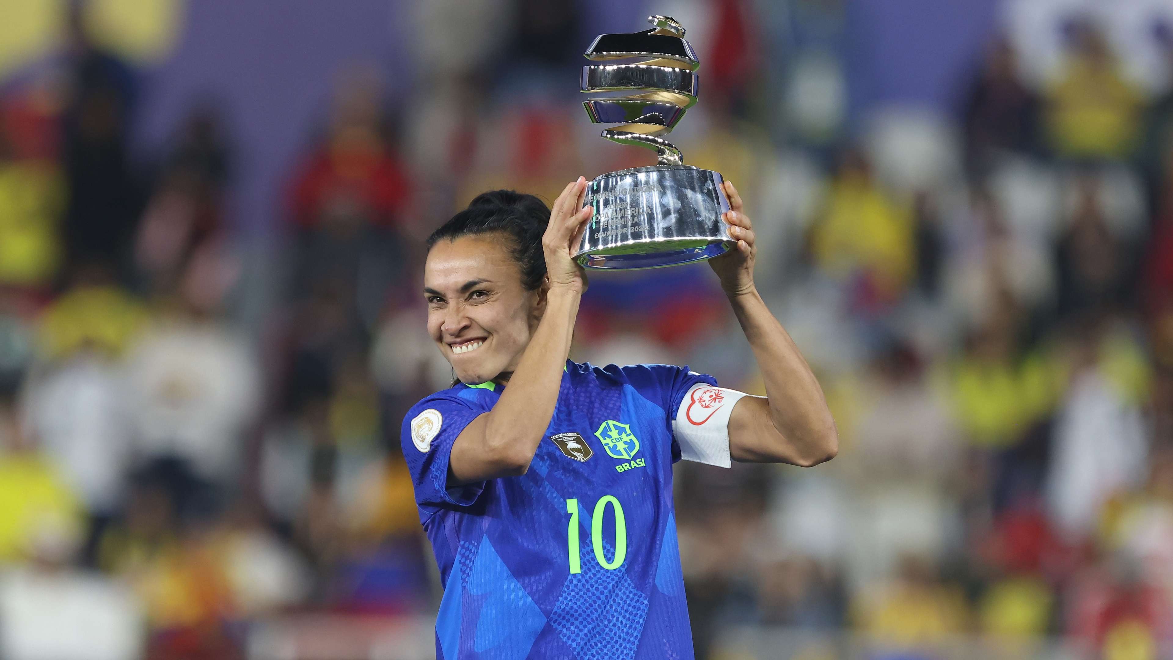 Marta scores brace, helps Brazil defend Copa America title   Marta scores brace, helps Brazil defend Copa America title