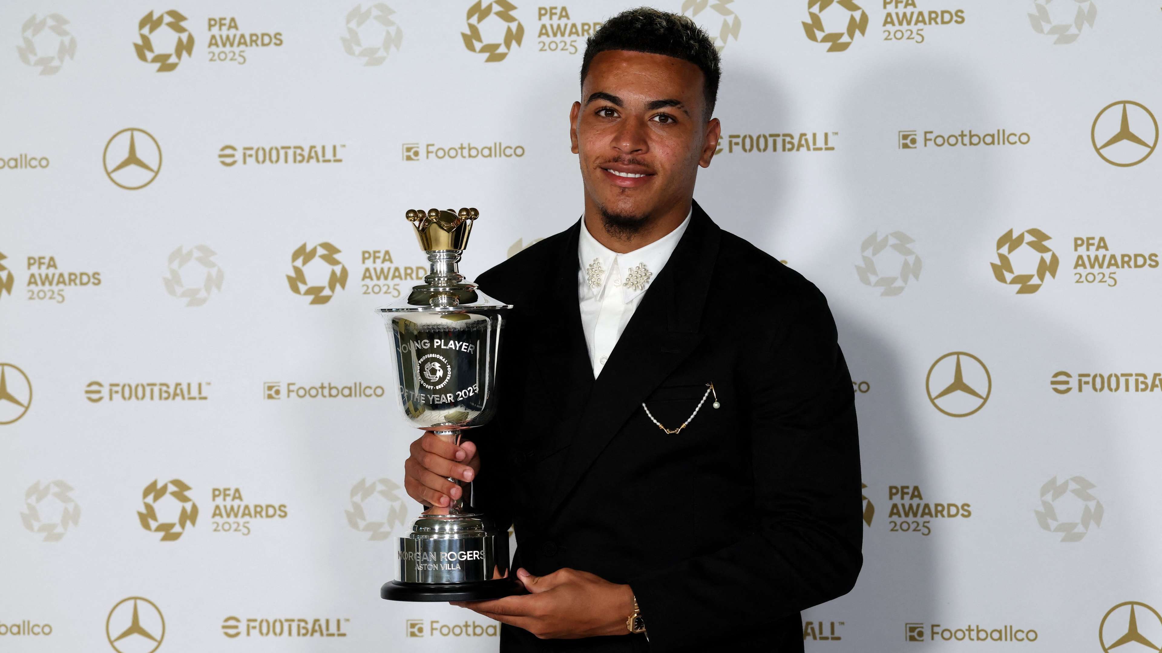 Rogers beats Lewis-Skelly & Delap to PFA Young Player of the Year  