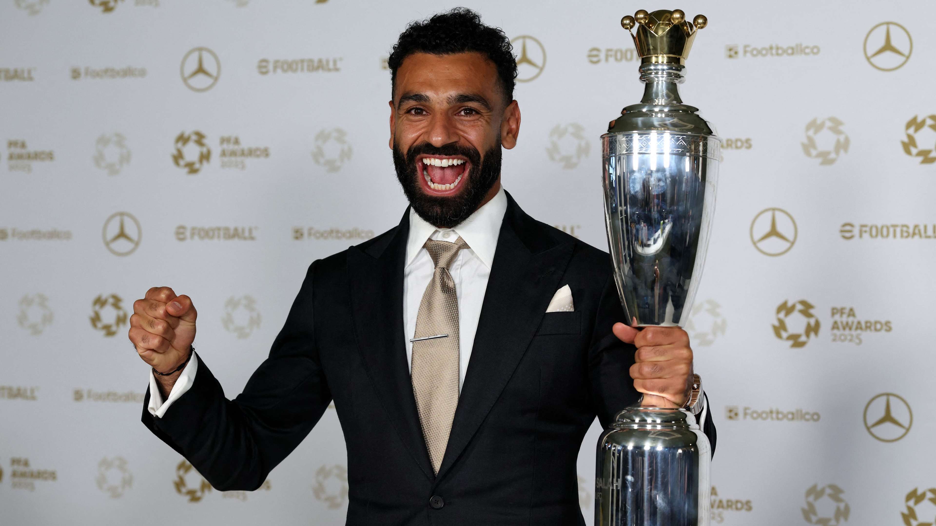 Salah wins historic third PFA Players' Player of the Year award  